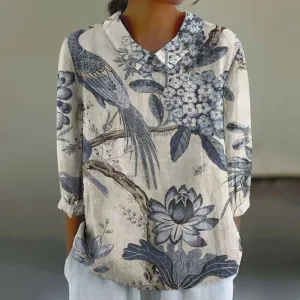 Sara - Creative Retro Doll Collar Shirt for Women
