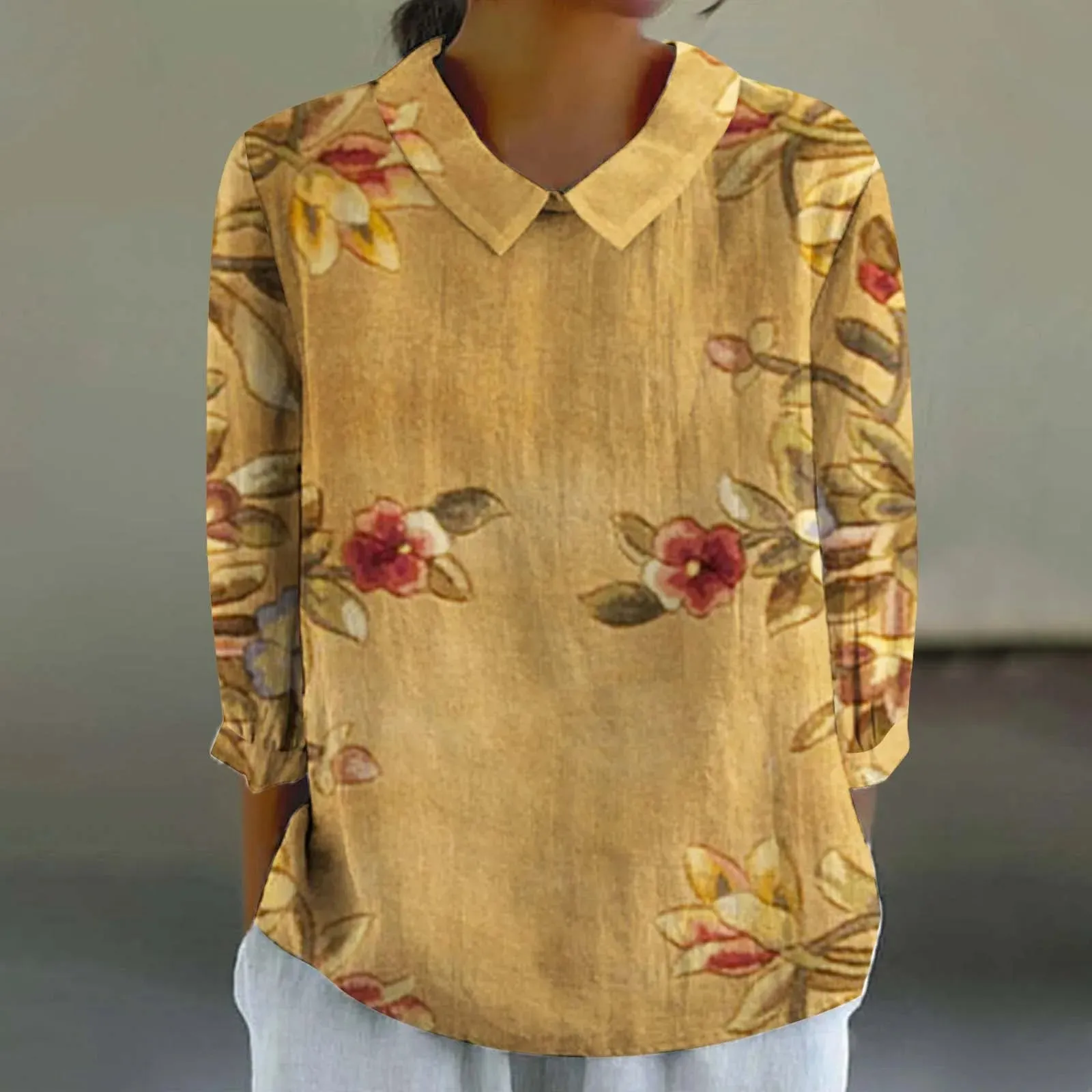 Sara - Creative Retro Doll Collar Shirt for Women