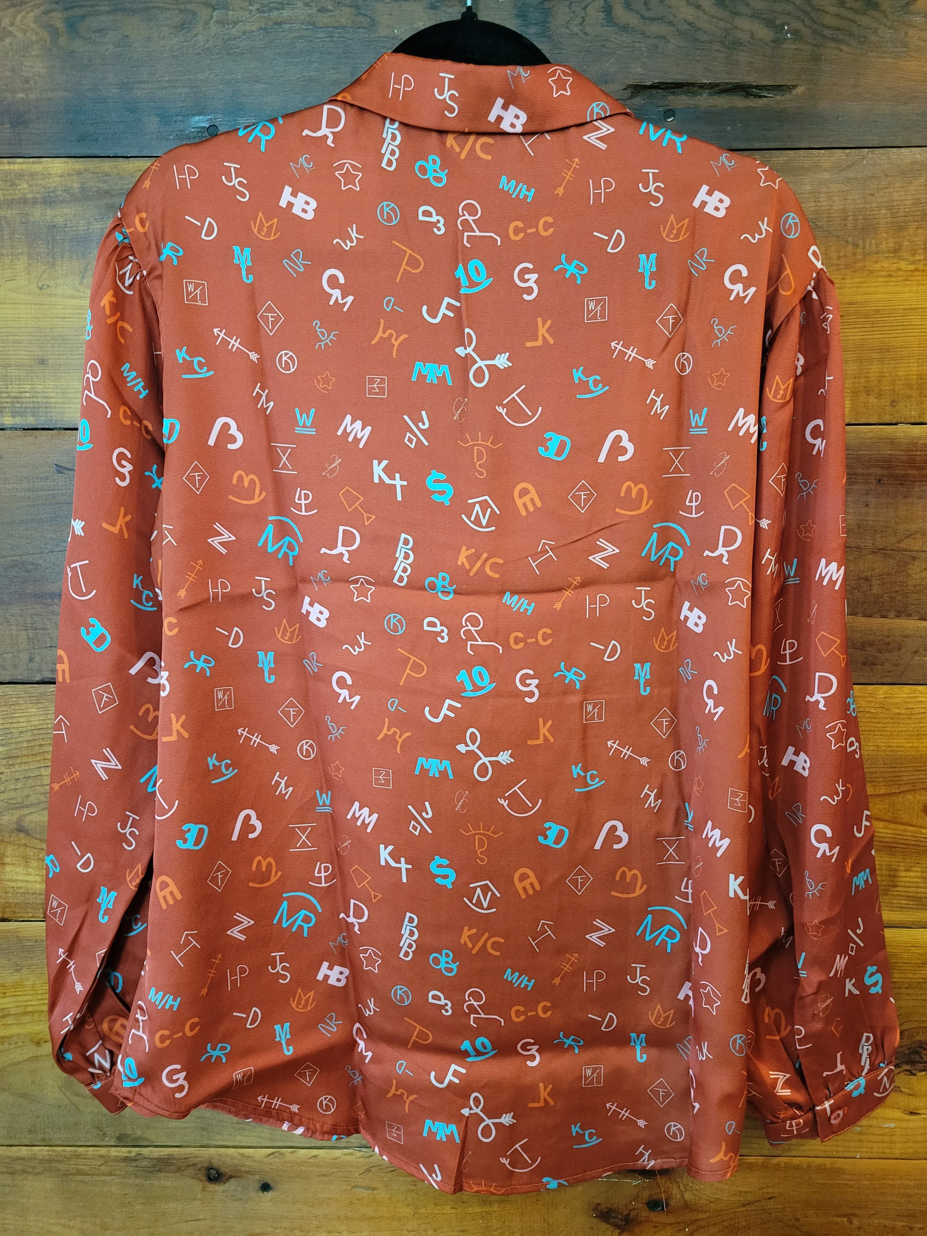 Satin Brand Blouse