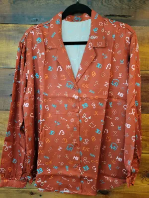 Satin Brand Blouse