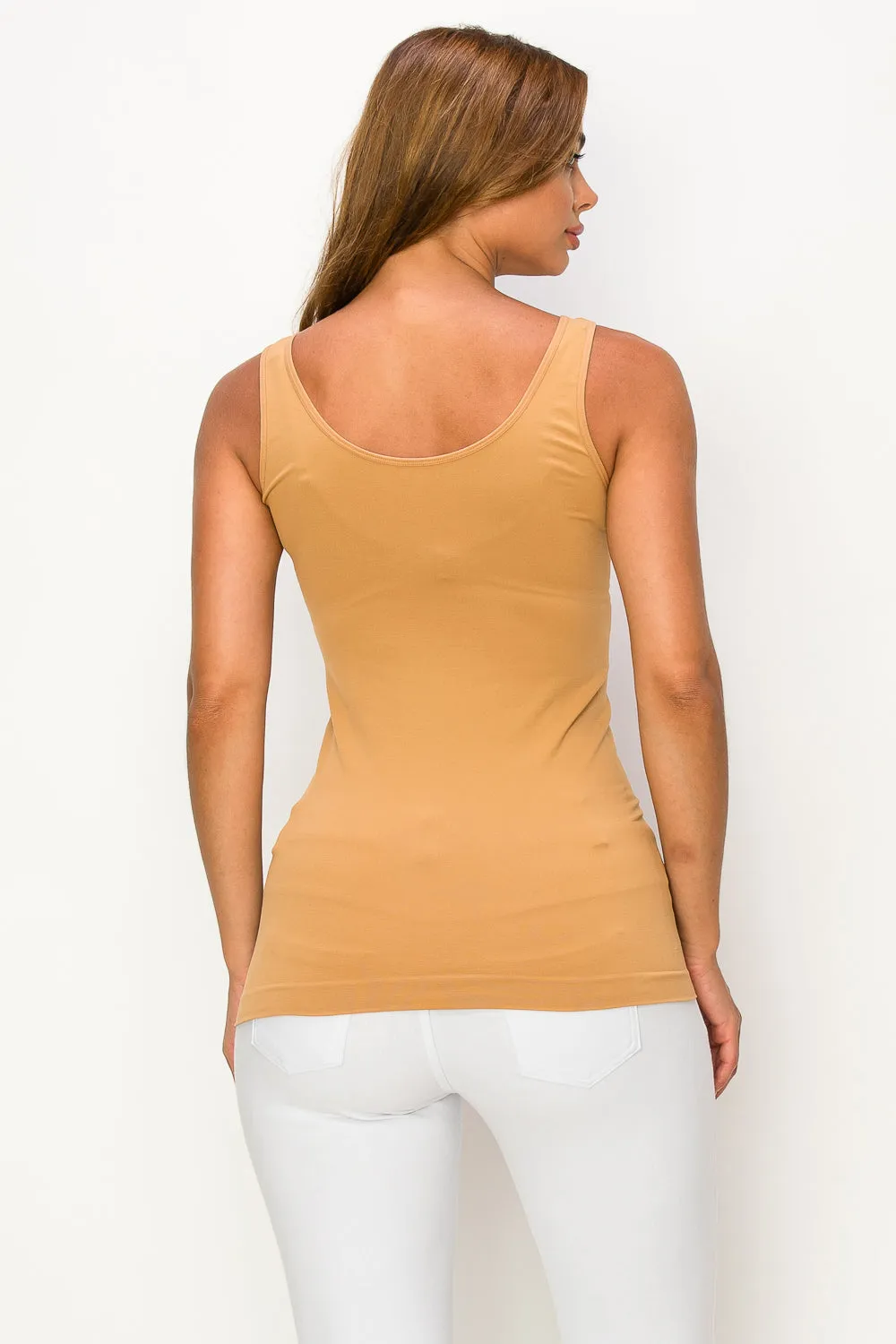 Seamless Reversible V or U Tank Top