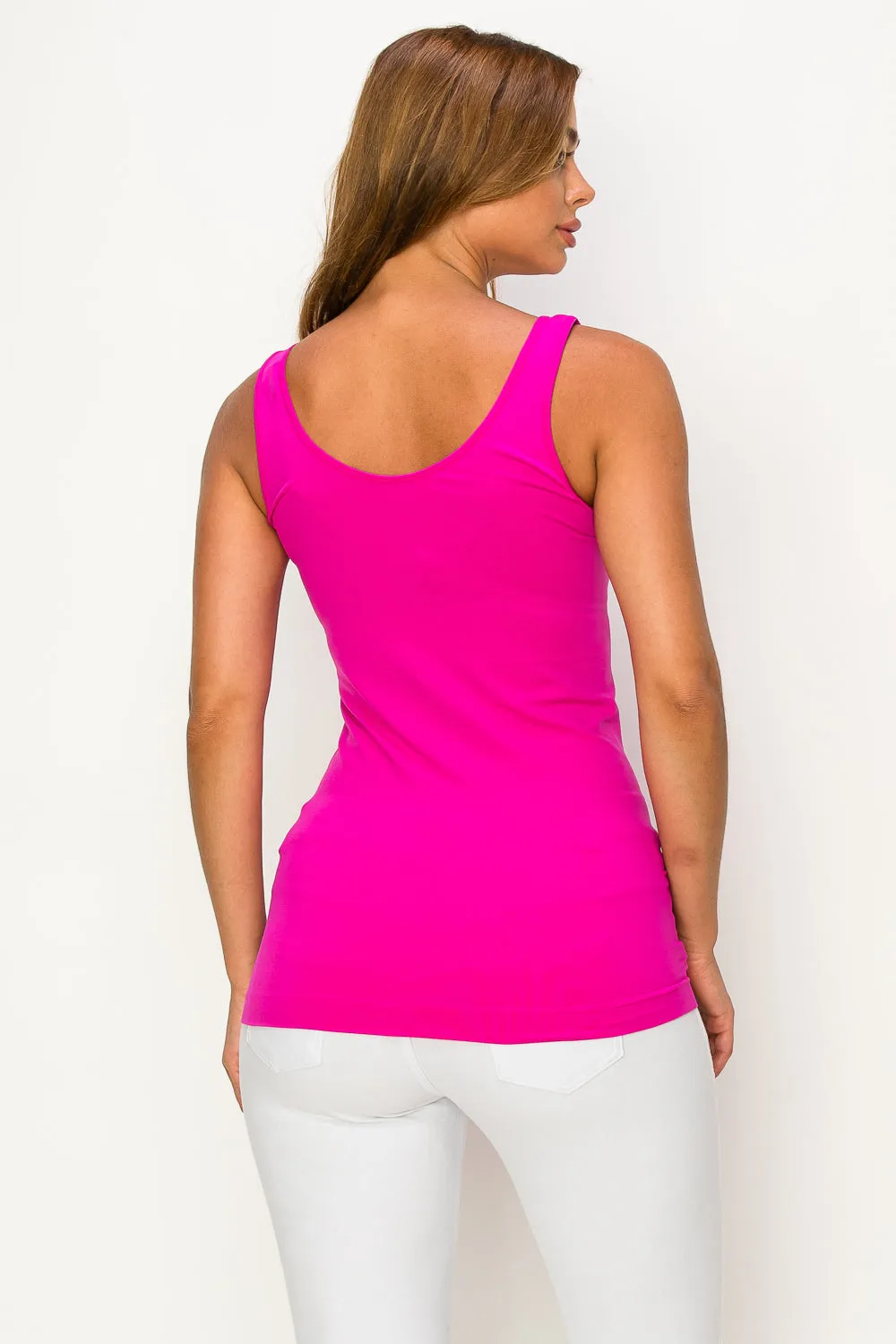 Seamless Reversible V or U Tank Top