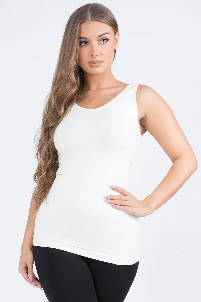 Seamless Reversible V or U Tank Top