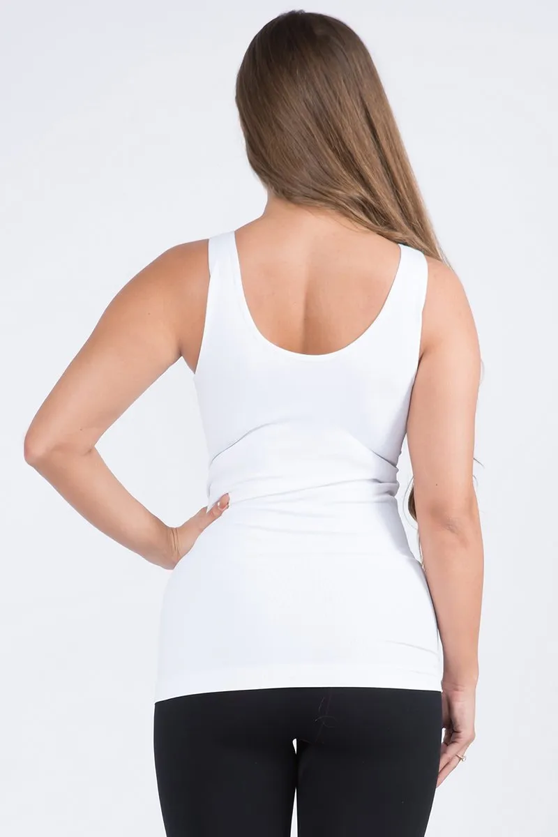Seamless Reversible V or U Tank Top