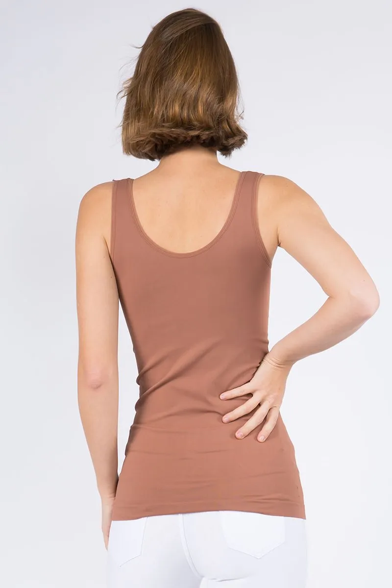 Seamless Reversible V or U Tank Top