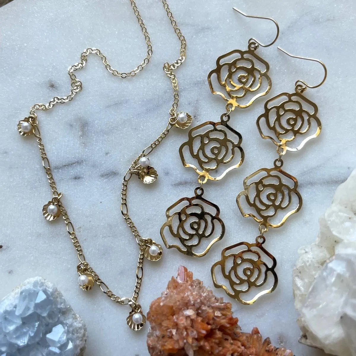 Seraphina Necklace with Pearls