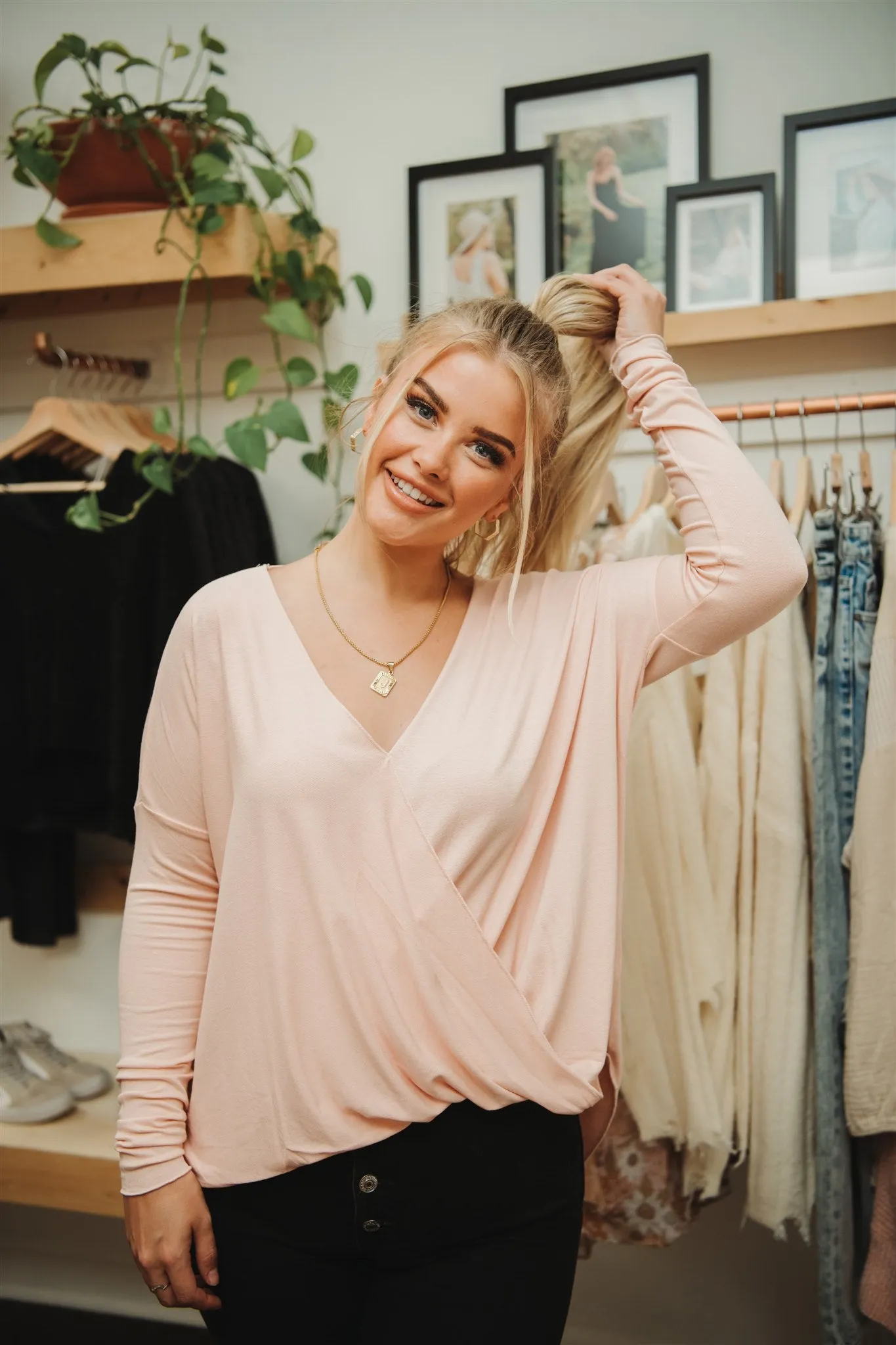 Set For Sunshine Top - Pale Pink