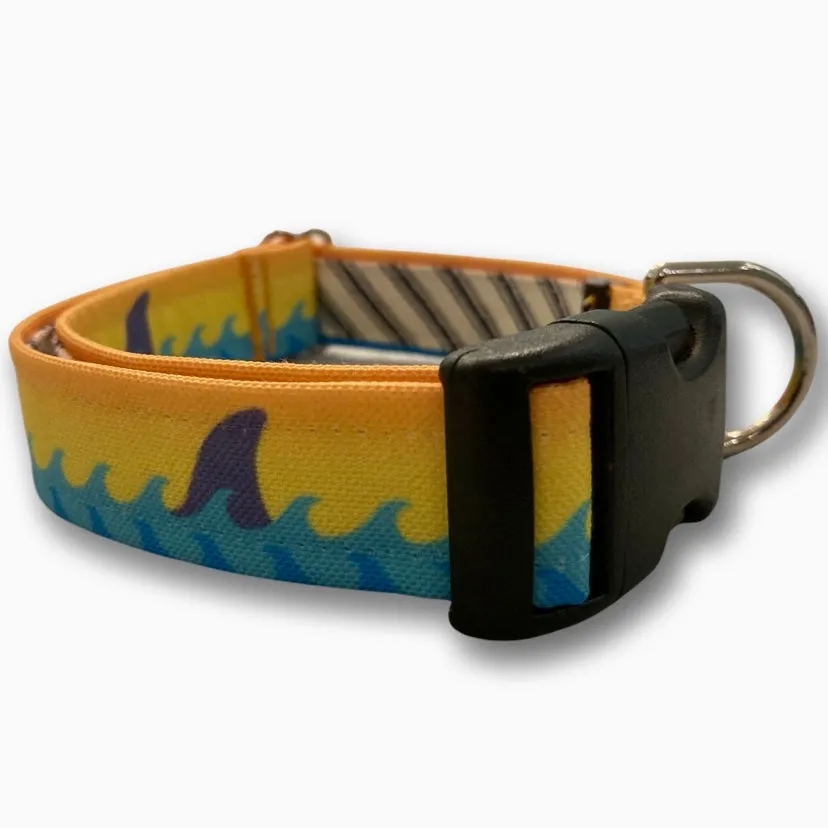 Shark Wave Dog Collar