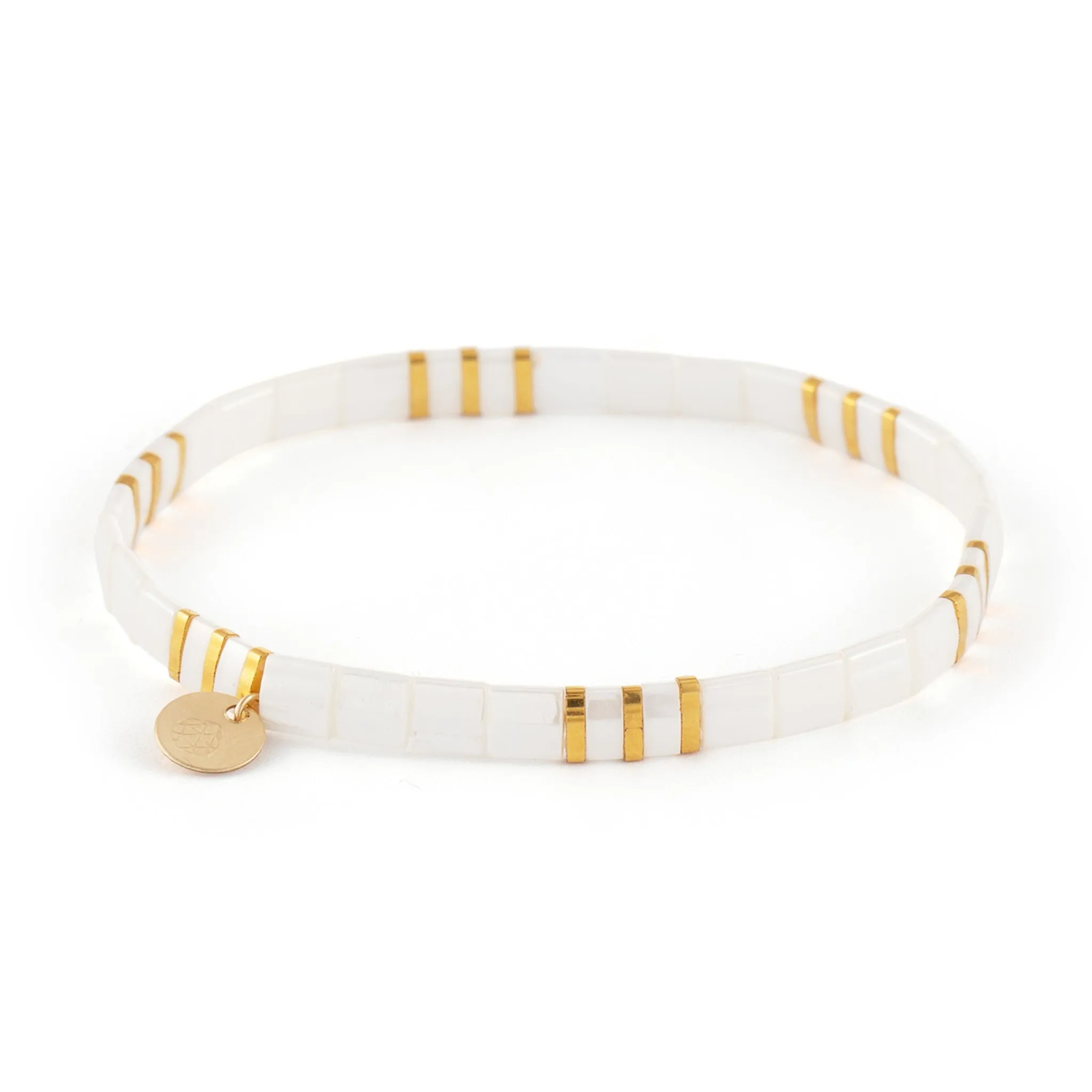 Shell White Layering Bracelet