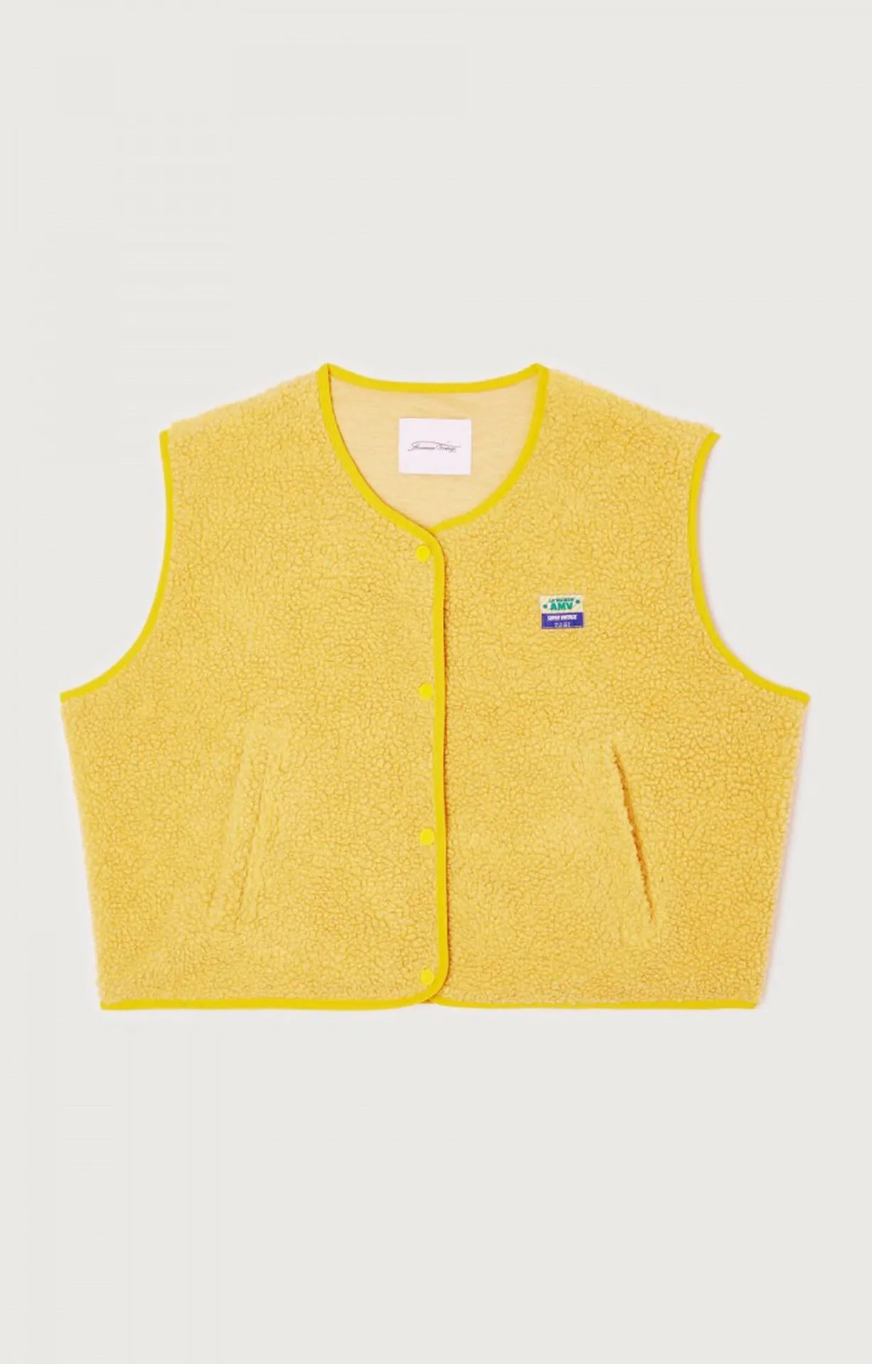 Single-Breasted Loose Vest Jacket
