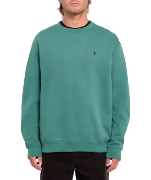 Single Stone Crew Sweatshirt in Sea Green