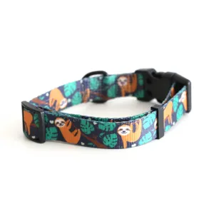 Sleepy the Sloth Dog Collar