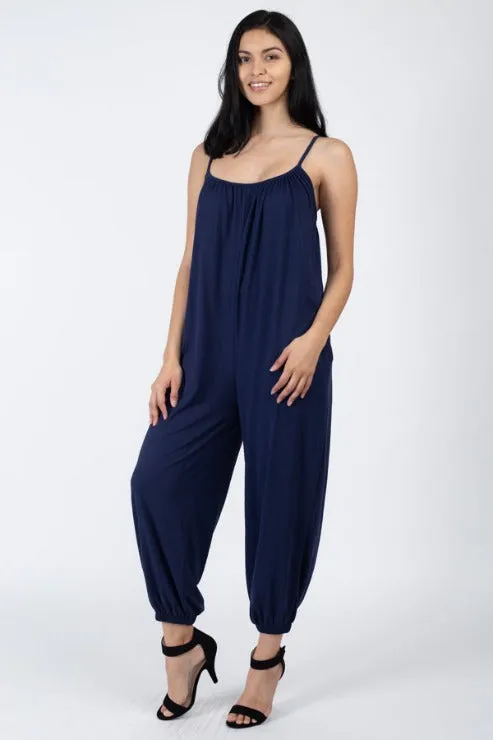 Sleeveless Jogger Jumpsuit