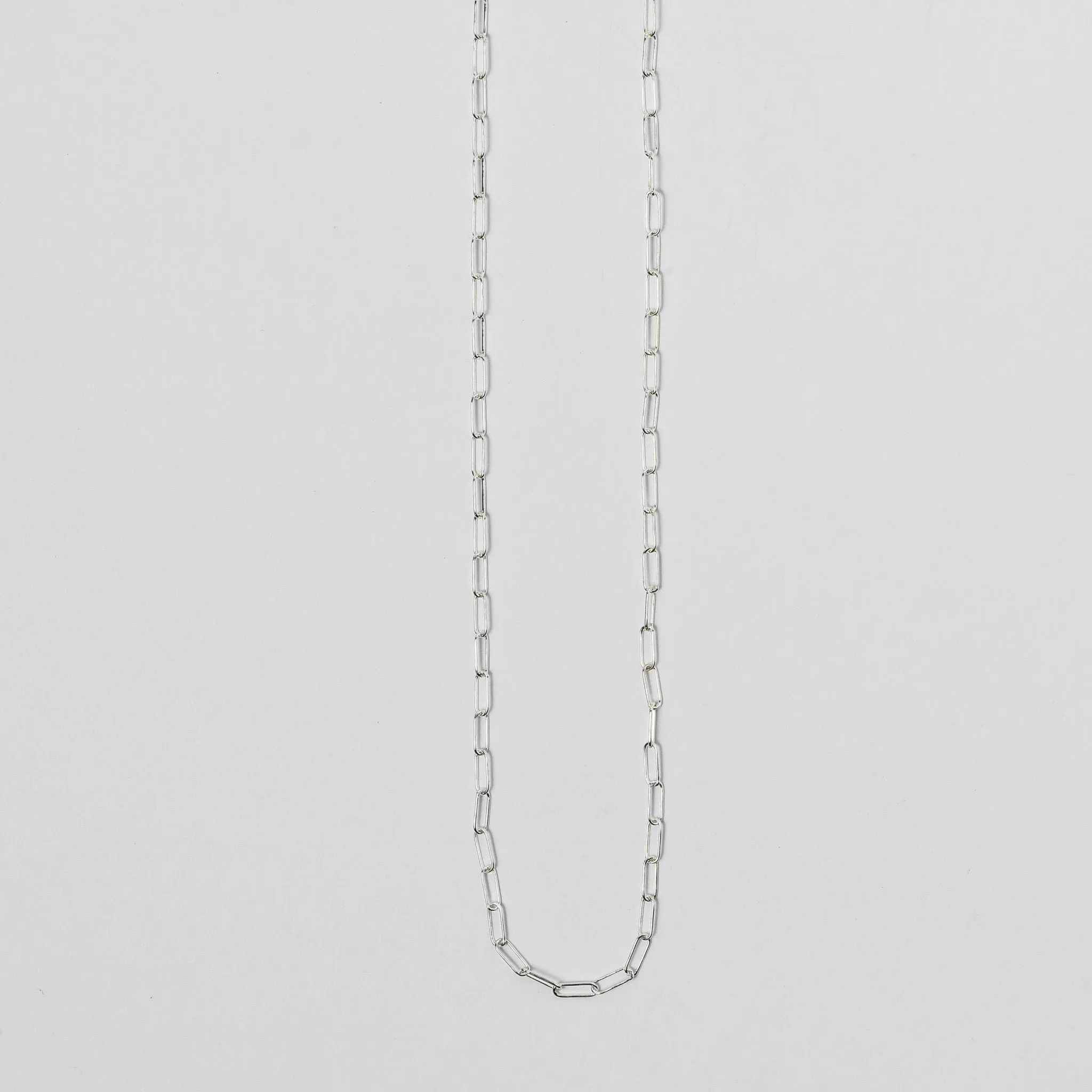 Sterling Silver Petite Paper Clip Layering Chain