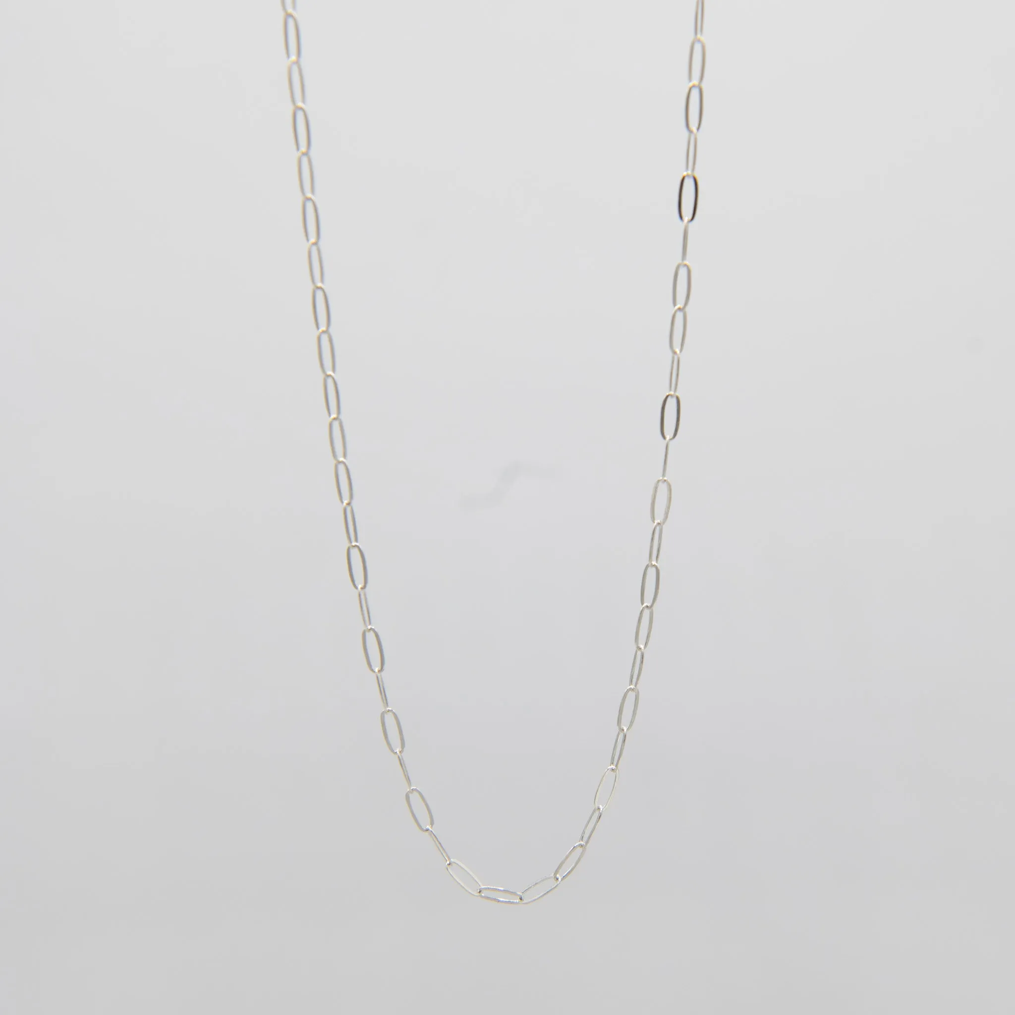 Sterling Silver Petite Paper Clip Layering Chain