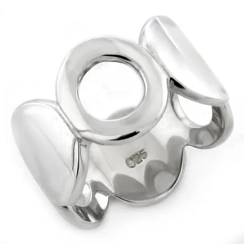 Sterling Silver Ring LOAS1146 for Women Style High