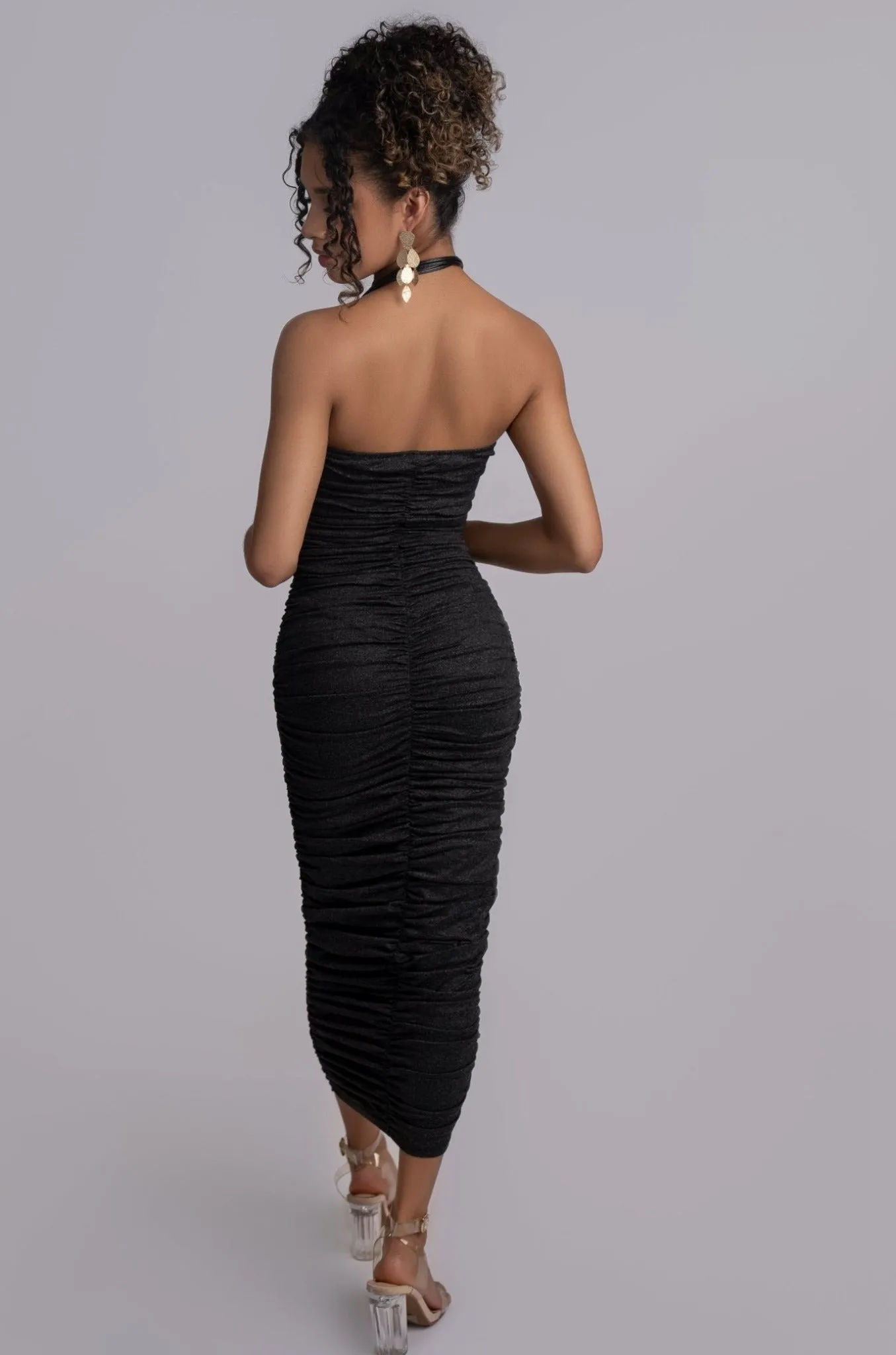 Tavira Ruched Midi Dress