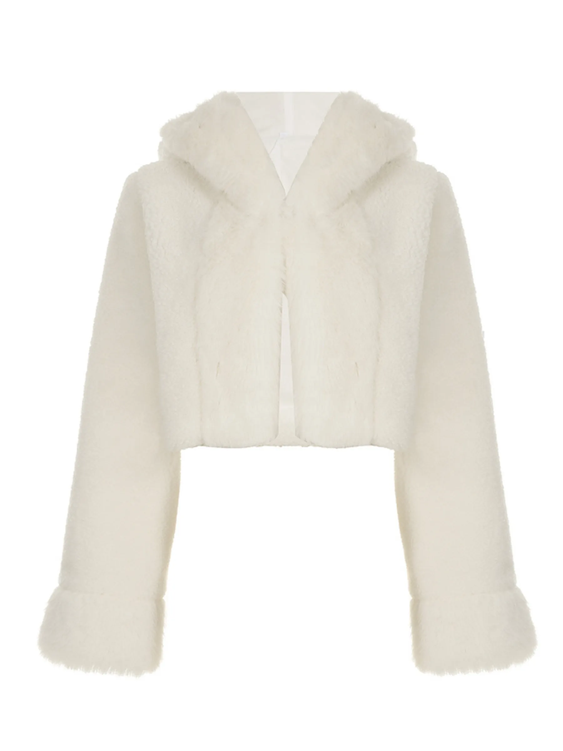 Tianna Faux Fur Hooded Coat
