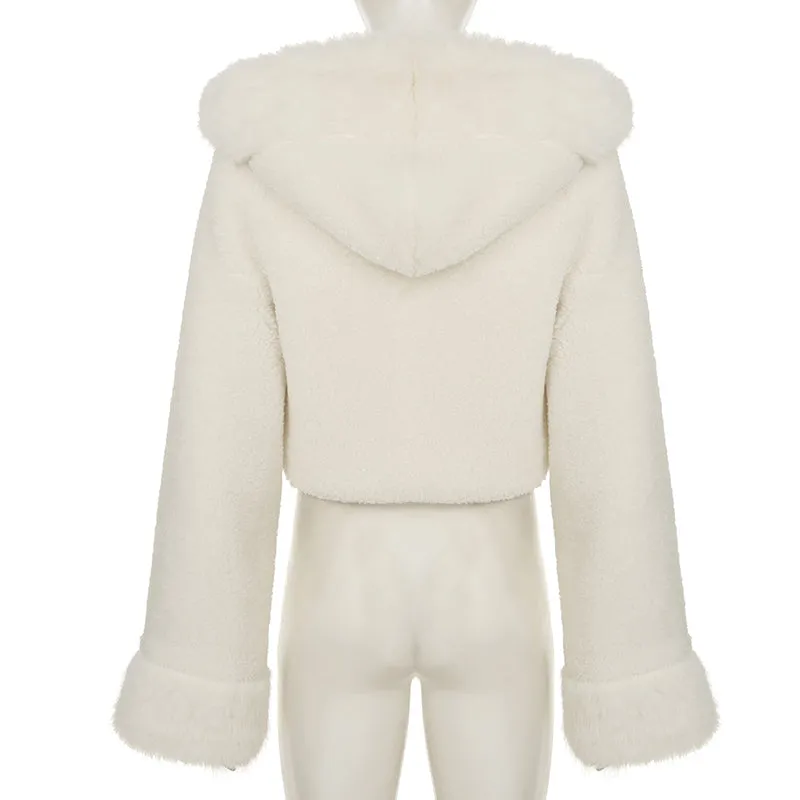 Tianna Faux Fur Hooded Coat