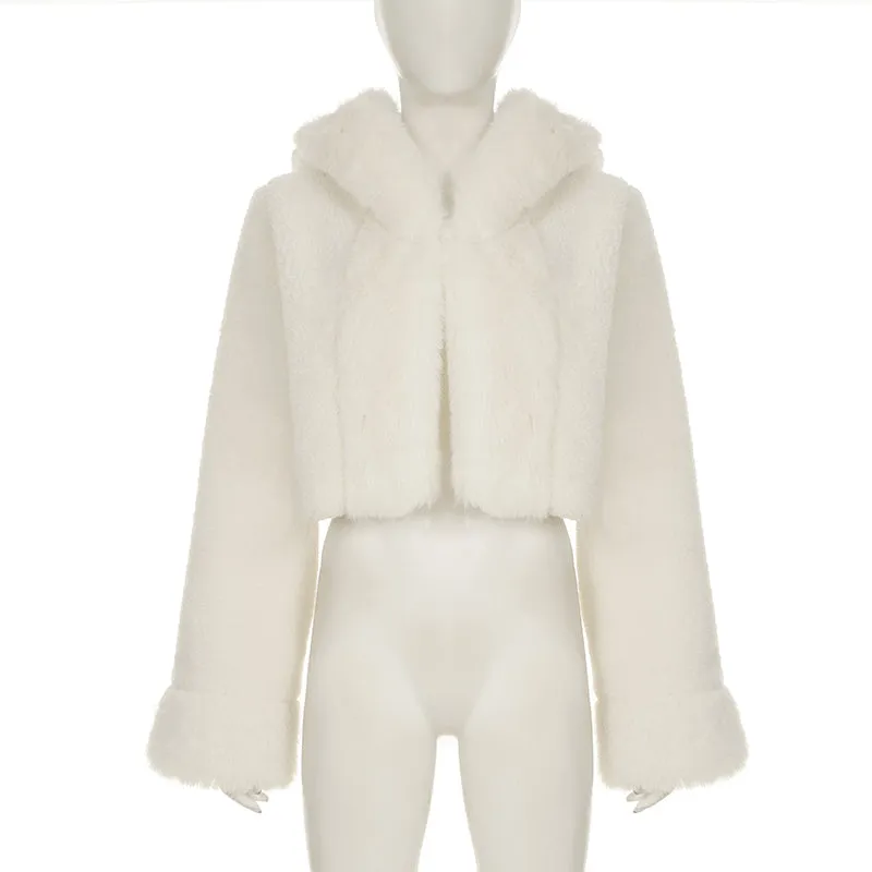 Tianna Faux Fur Hooded Coat