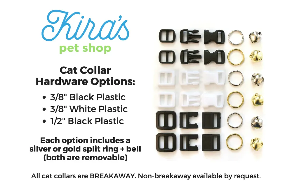 Topaz Gold Crystal Cat Collar