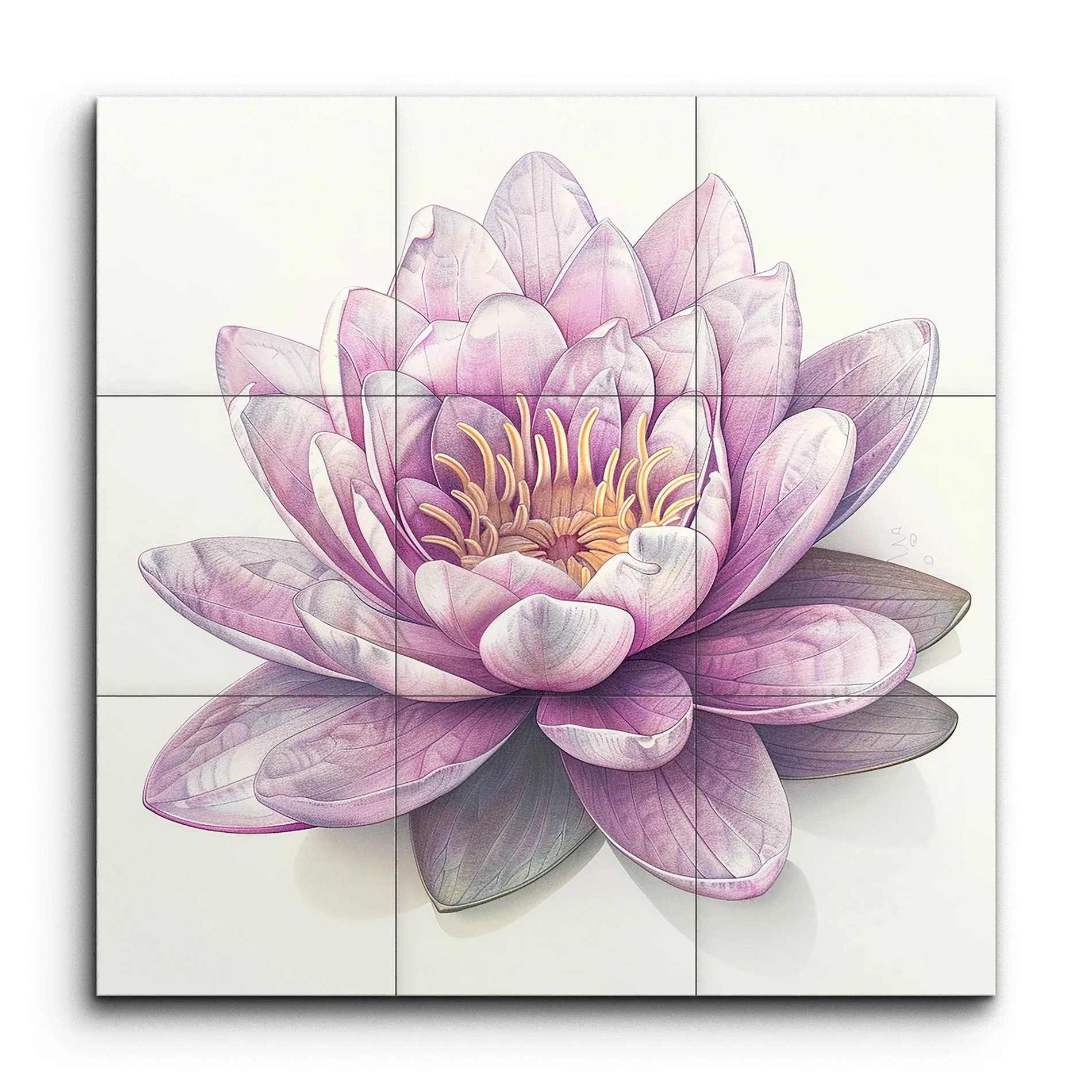 Tranquil Lotus Blossom Art