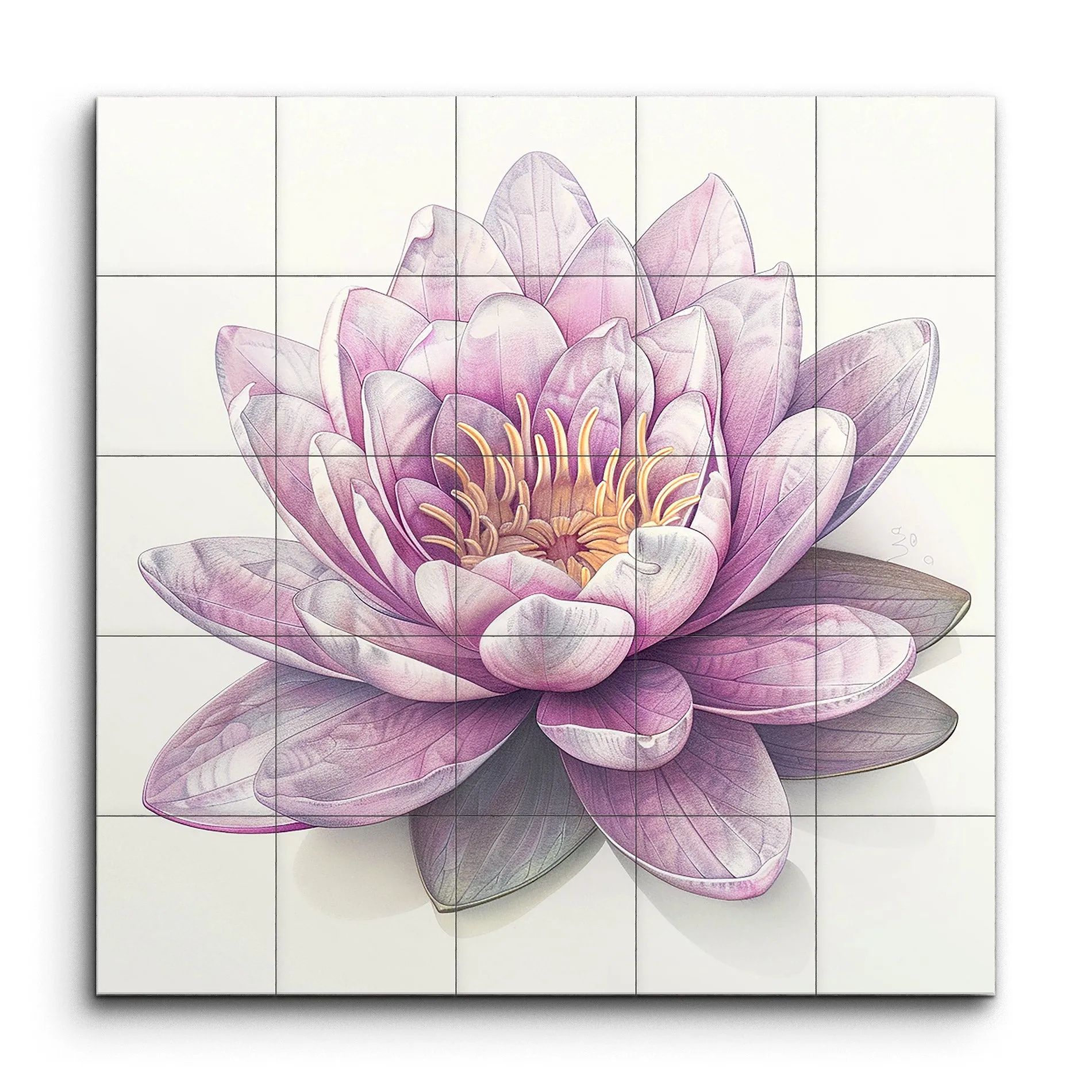 Tranquil Lotus Blossom Art