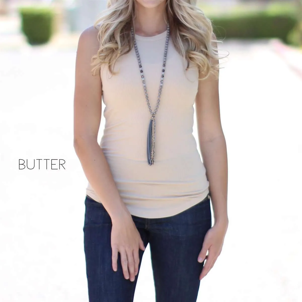 Trending Ribbed Layering Tank