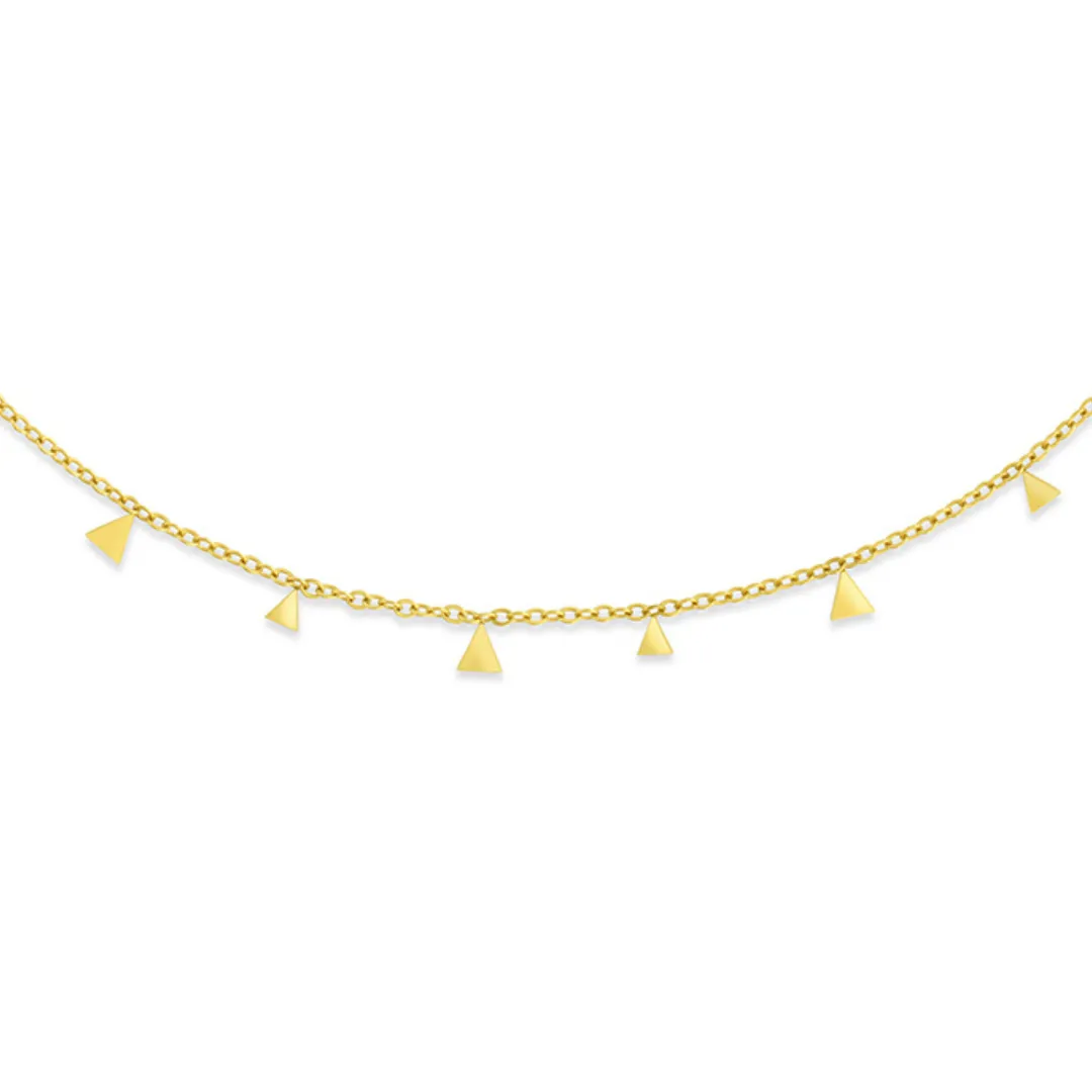 Triangle Sprinkles Necklace