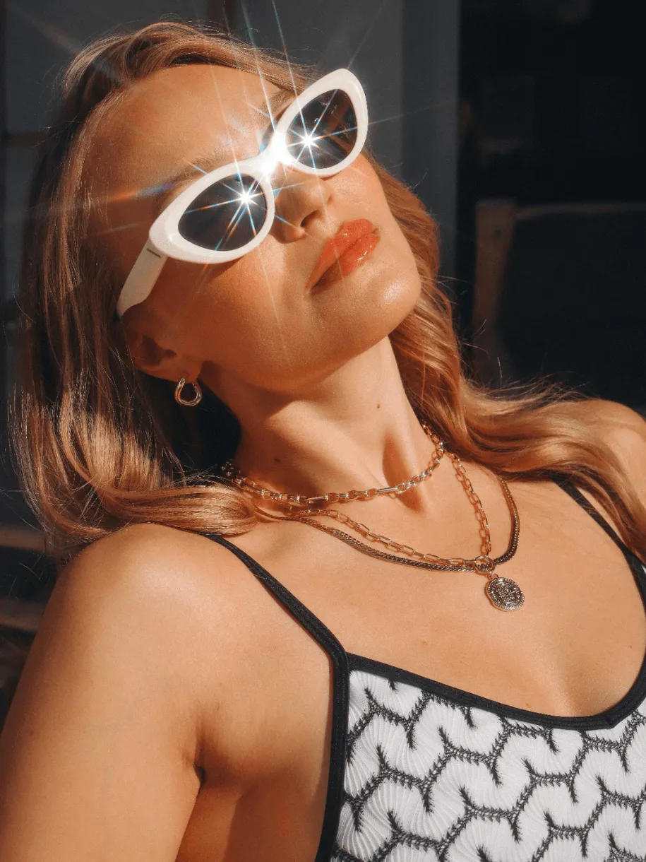 Triple Link Chunky Necklace