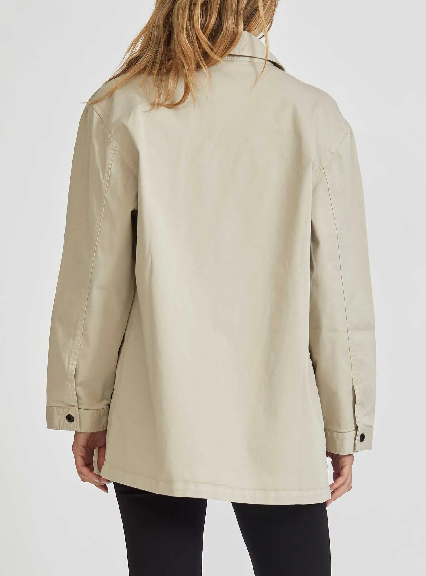 TWILL SHIRT JACKET