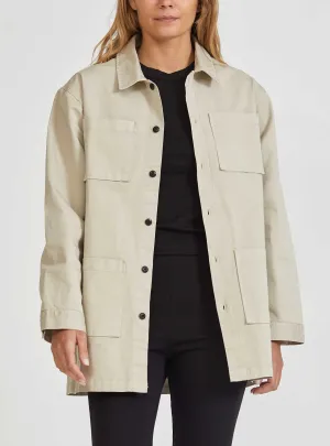 TWILL SHIRT JACKET