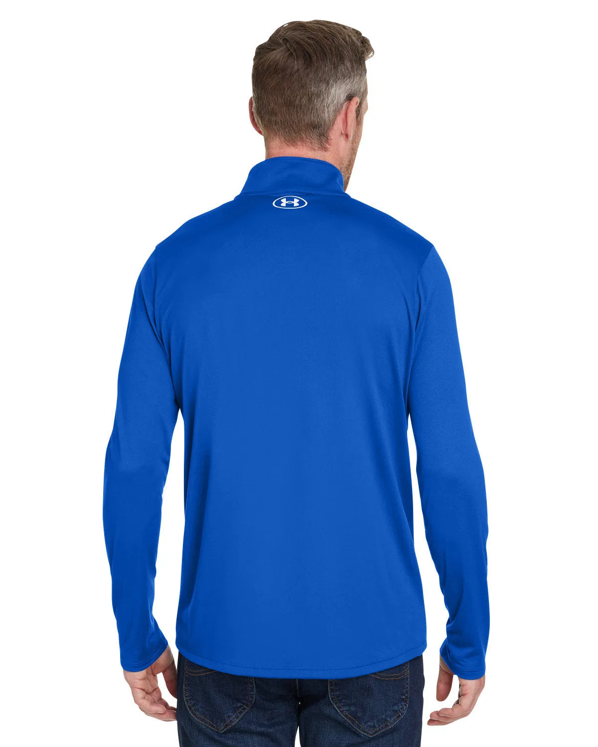 Under Armour Men's Tech Custom Quarter-Zips, Royal
