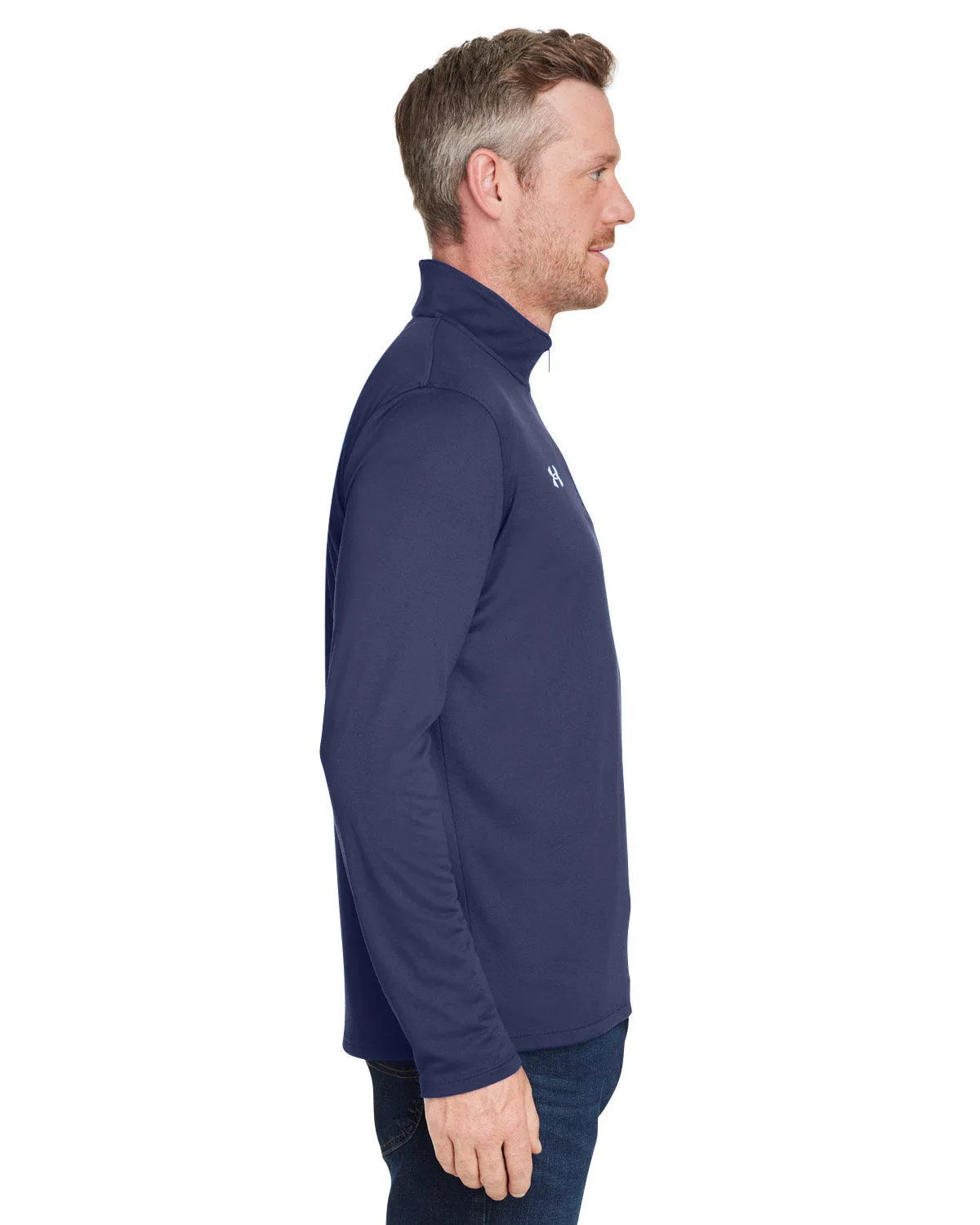 Under Armour Men's Tech Customized Quarter-Zips, Medium Navy