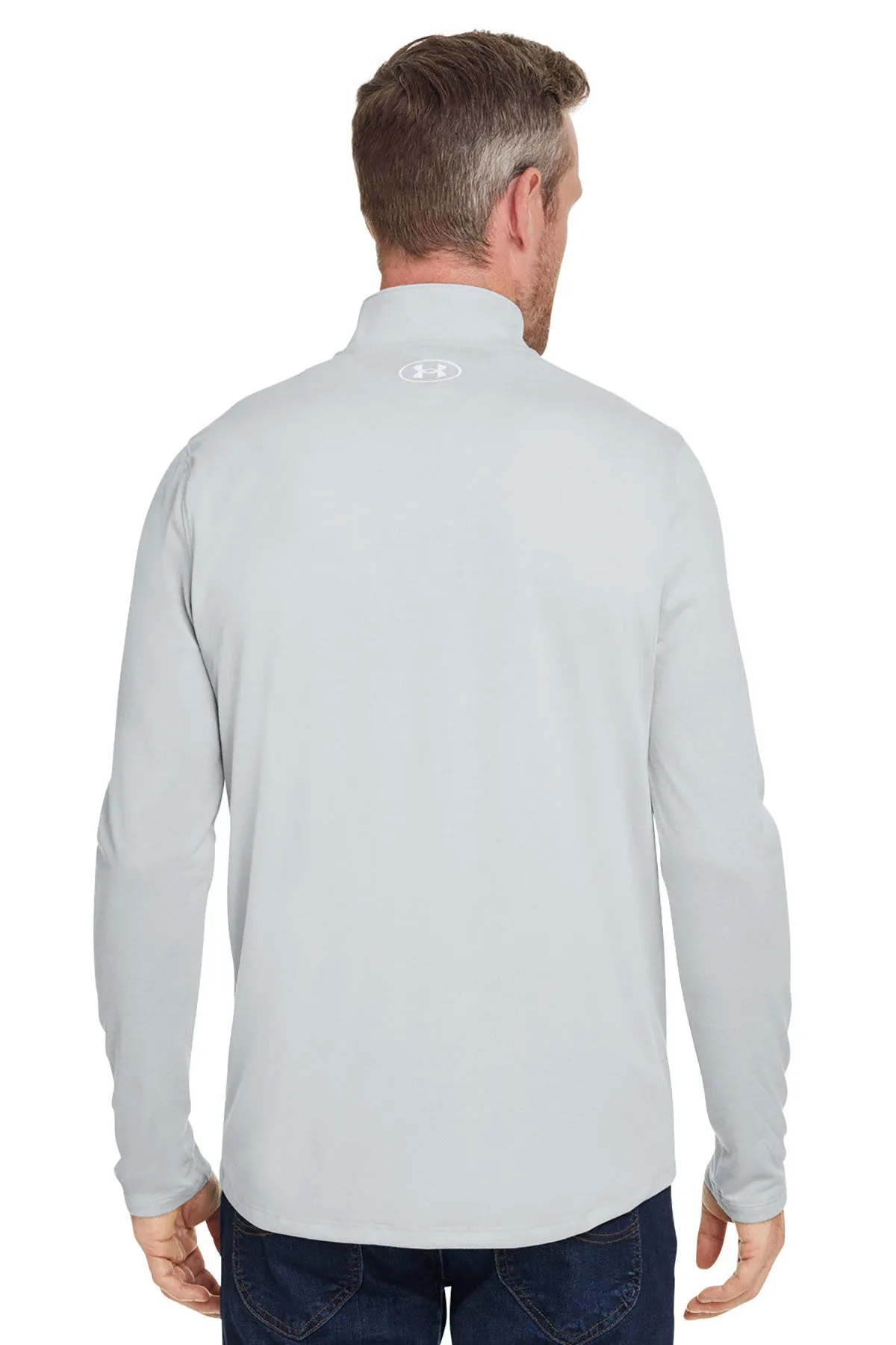 Under Armour Men's Tech Quarter-Zip, Mod Grey [GuidePoint Security]