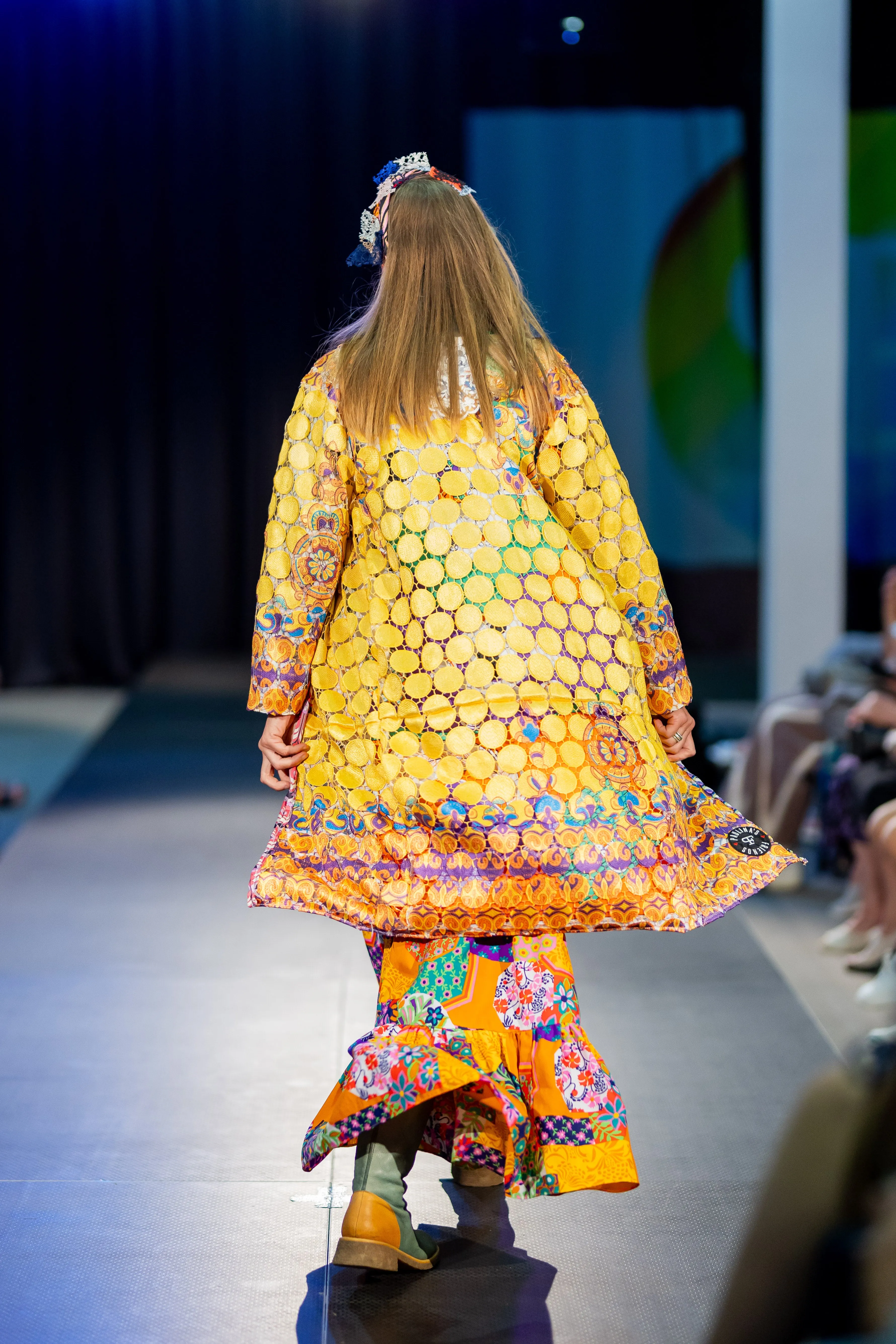 Upcycled 1960s Vintage Canary Islands Kimono Coat