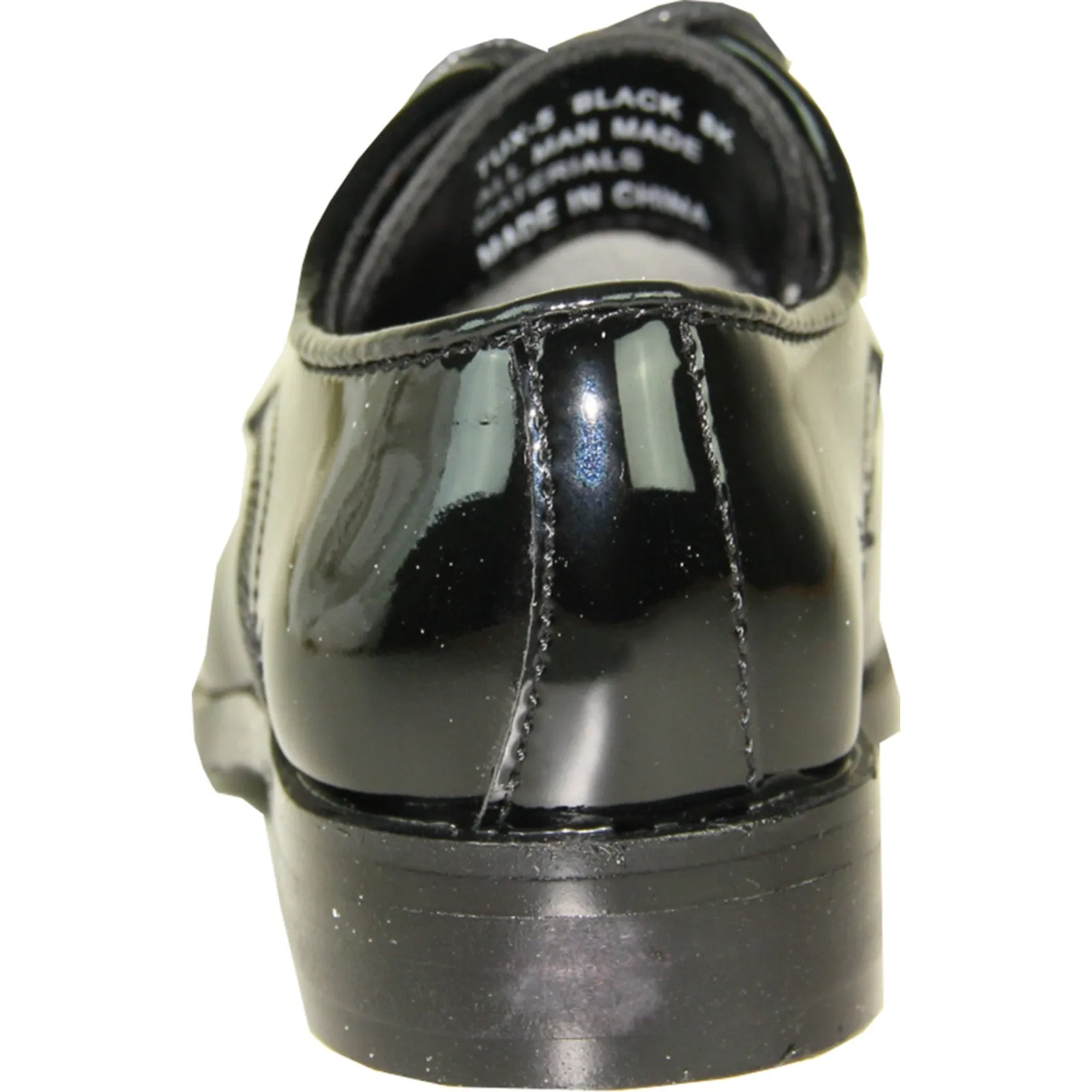 VANGELO Boy TUX-5KID Dress Shoe Formal Tuxedo for Prom & Wedding Black Patent