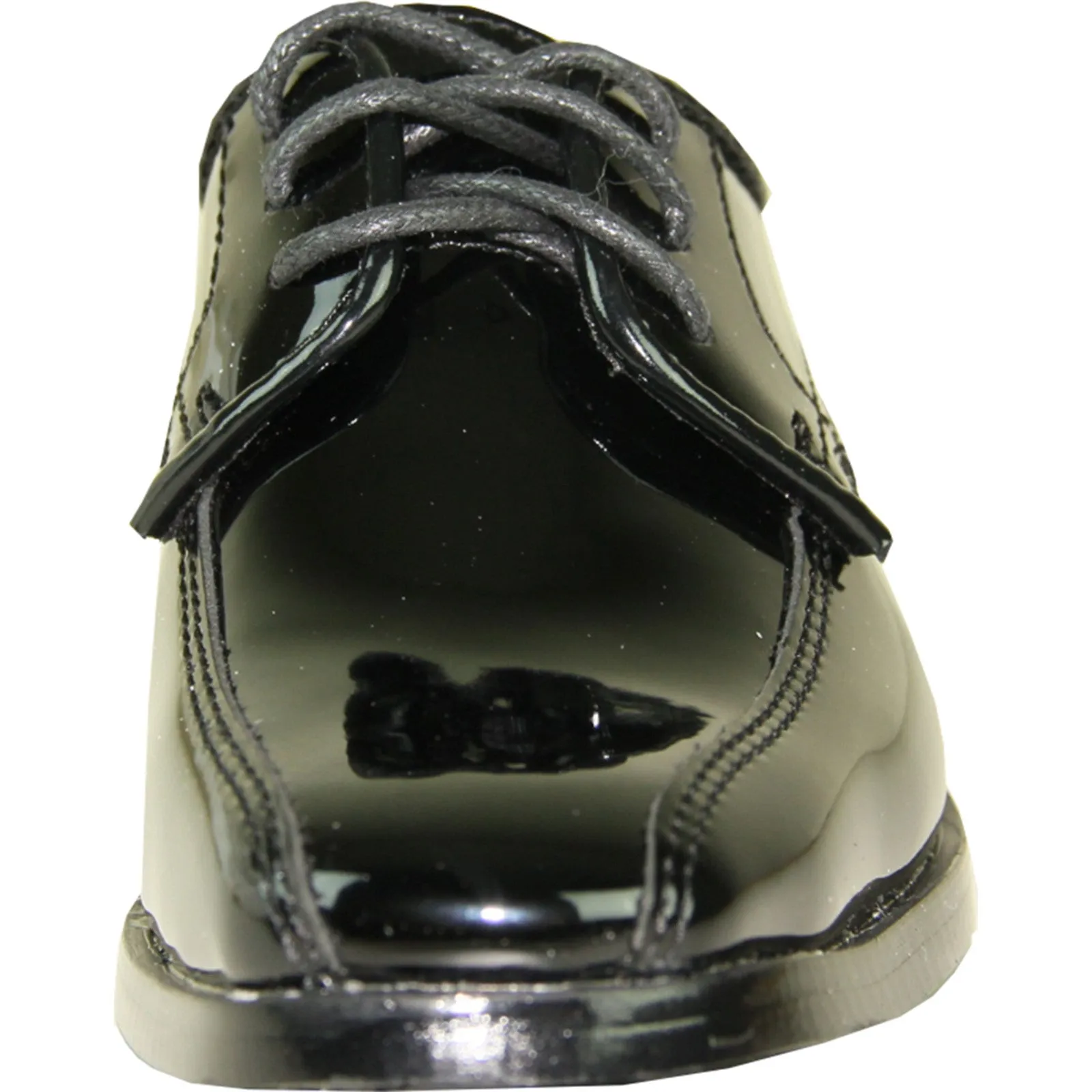 VANGELO Boy TUX-5KID Dress Shoe Formal Tuxedo for Prom & Wedding Black Patent