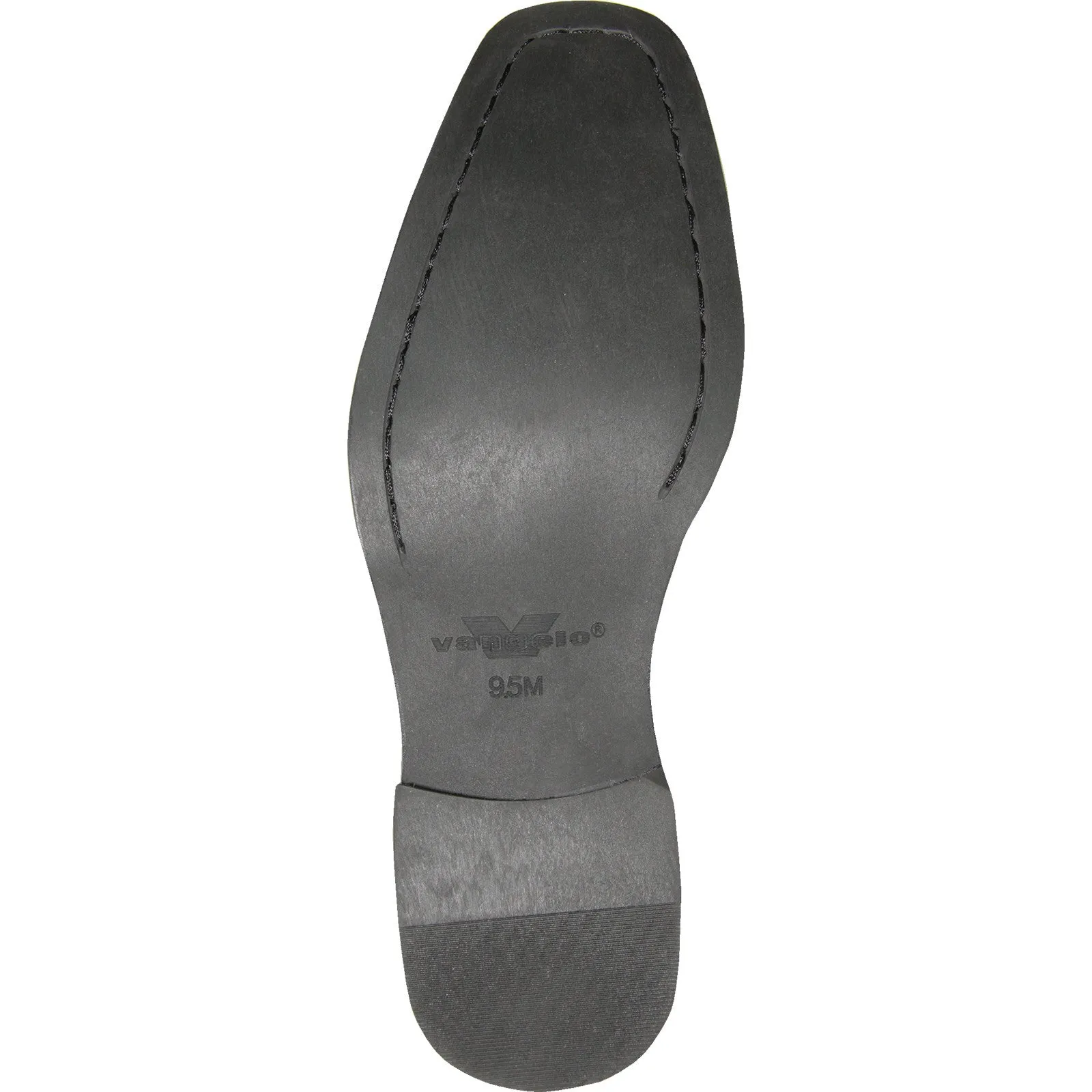 VANGELO Men Dress Shoe TUX-5 Oxford Formal Tuxedo for Prom & Wedding Iron Grey - Wide Width Available