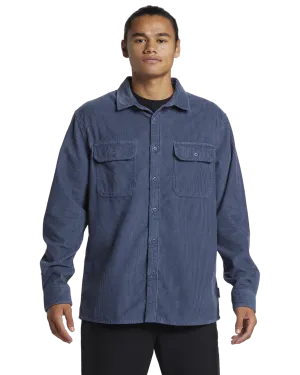 Venture Cord Overshirt in Vintage Indigo