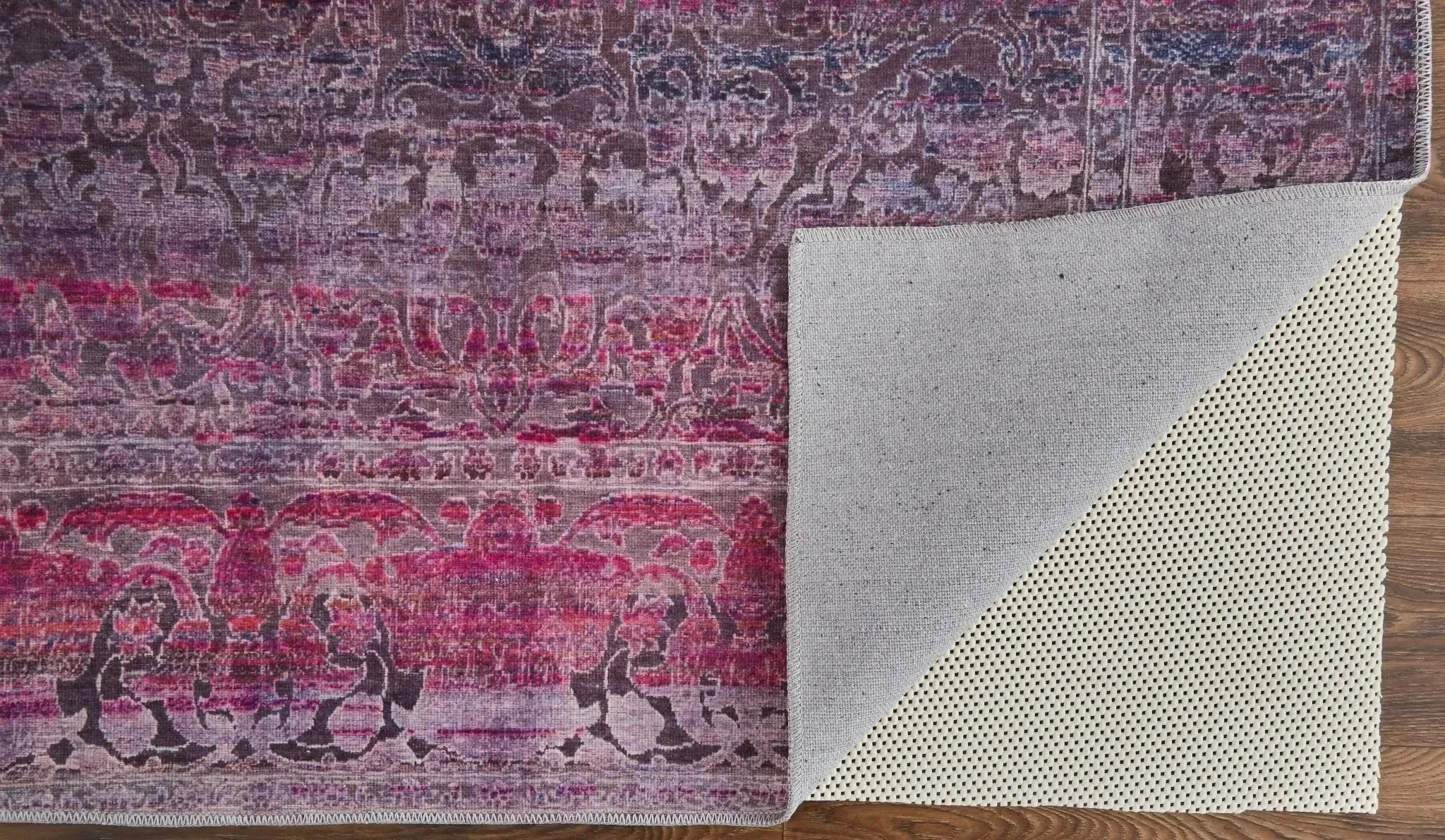 Voss VOS39H5F Pink/Purple Rug