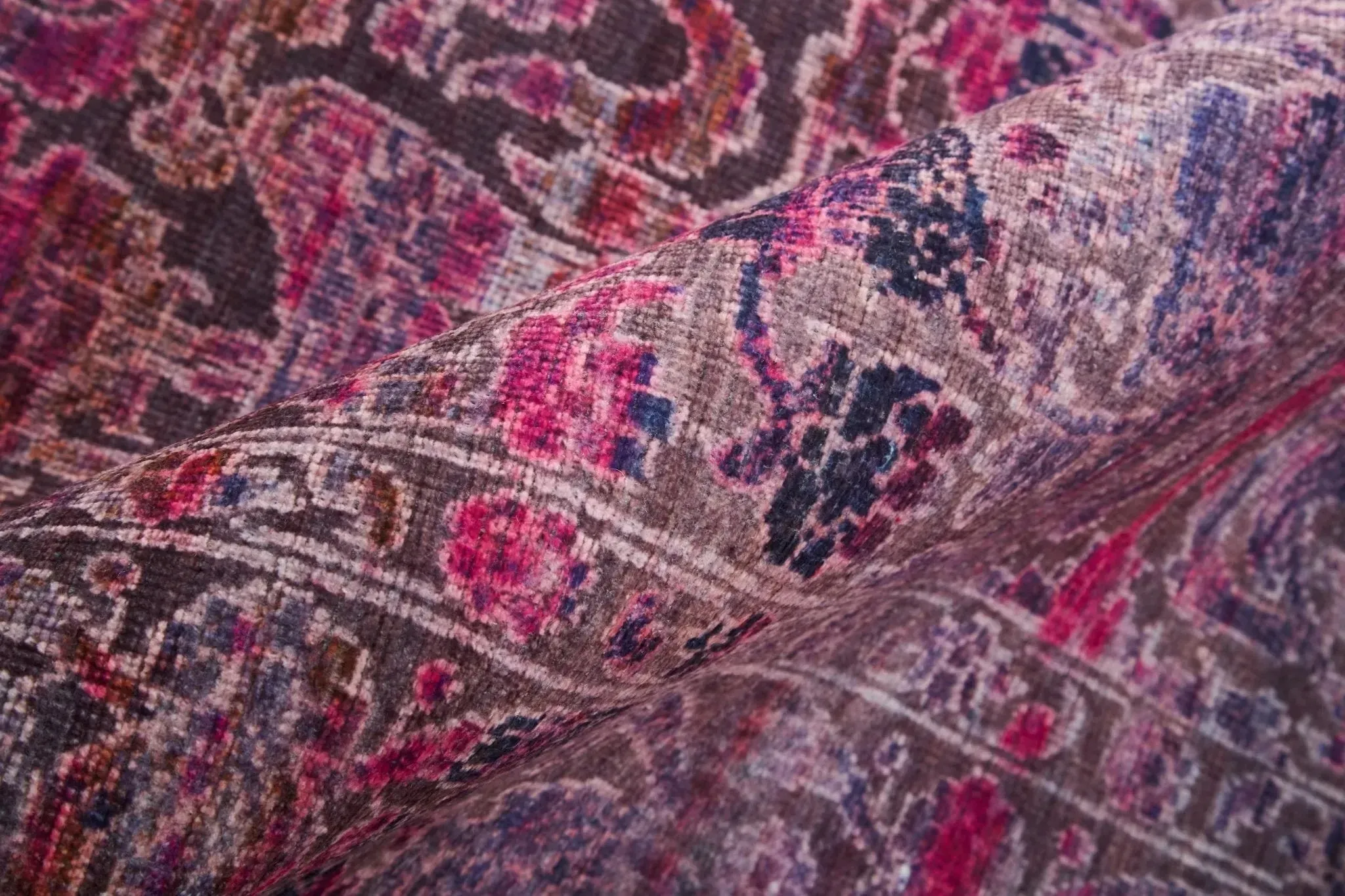 Voss VOS39H5F Pink/Purple Rug