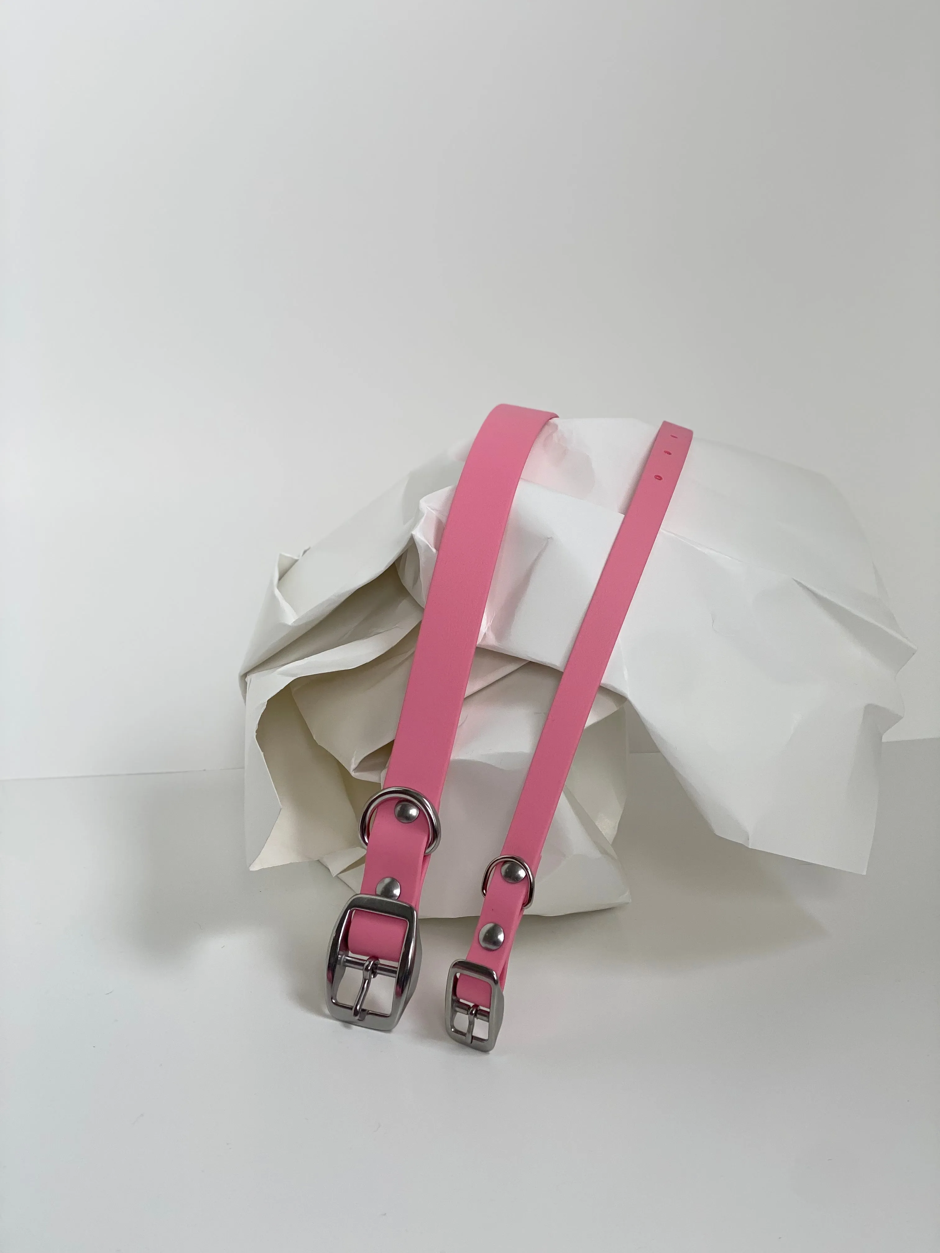 Walk By Good Boy - Biothane Collar - Bubblegum