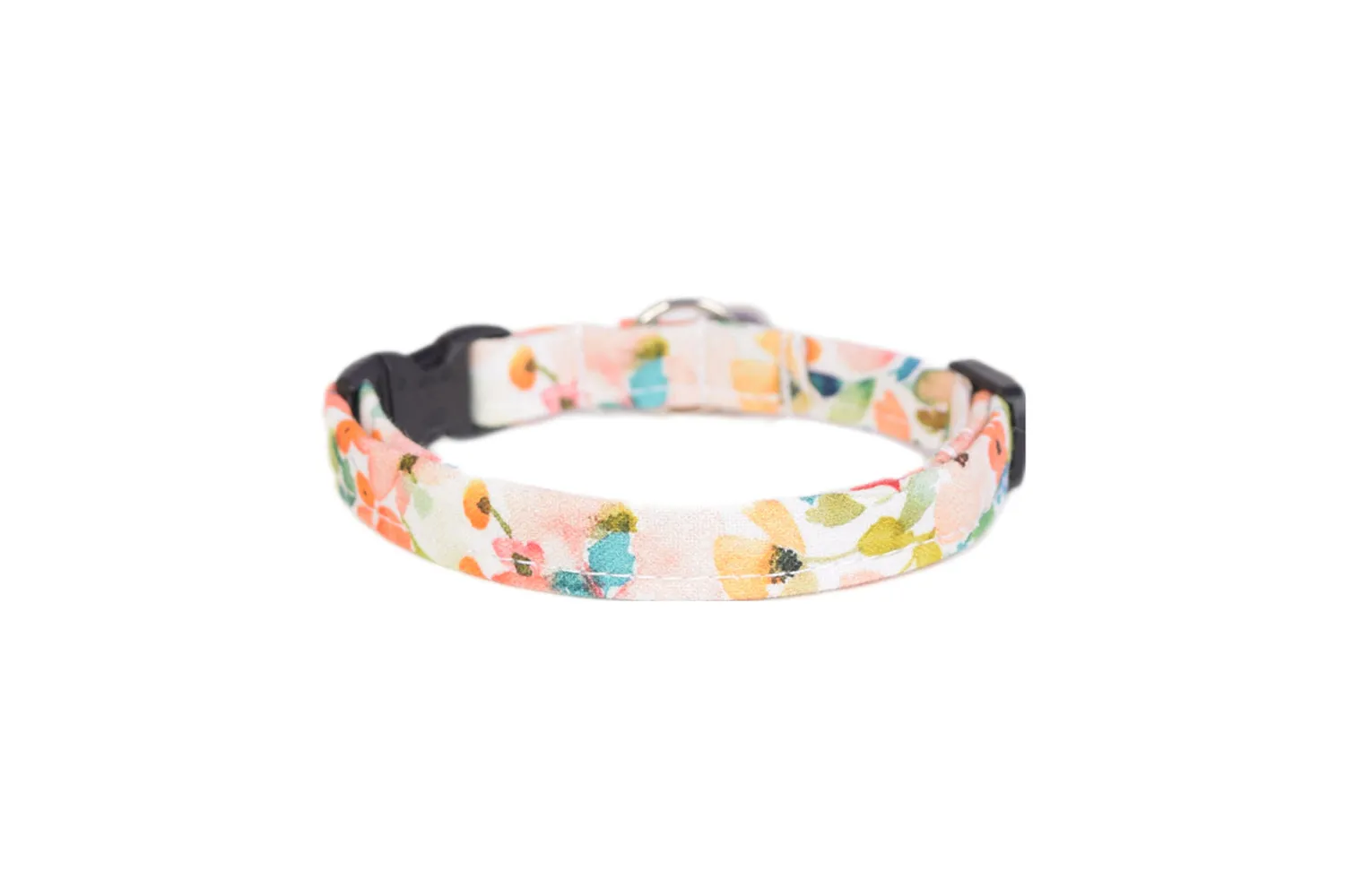 Watercolor Floral Cat Collar