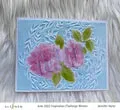Watercolor Roses Stencil