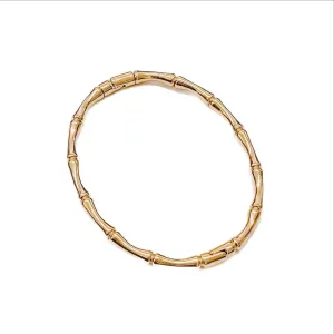 Waterproof Gold Bamboo Bangle