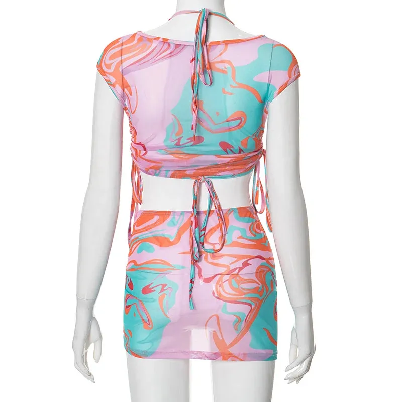 What To Do Tonight Skirt Set