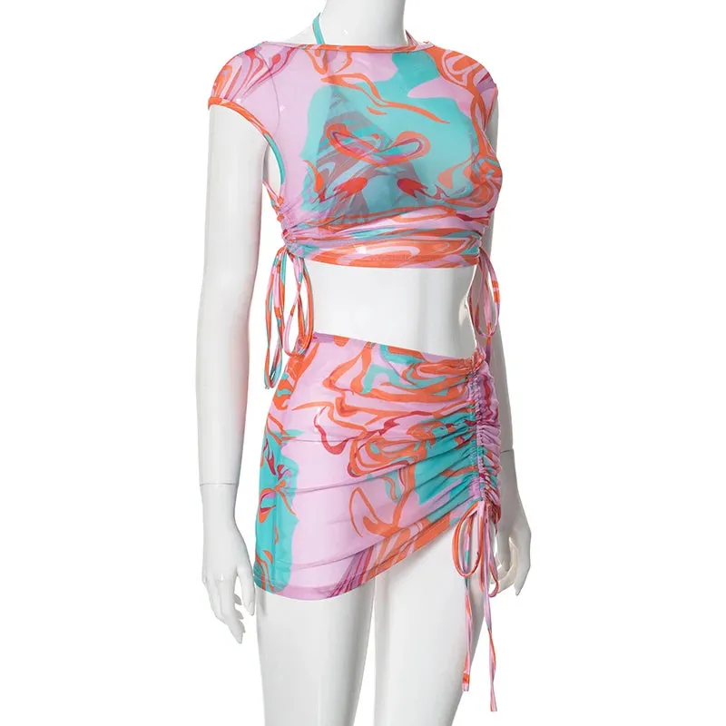 What To Do Tonight Skirt Set