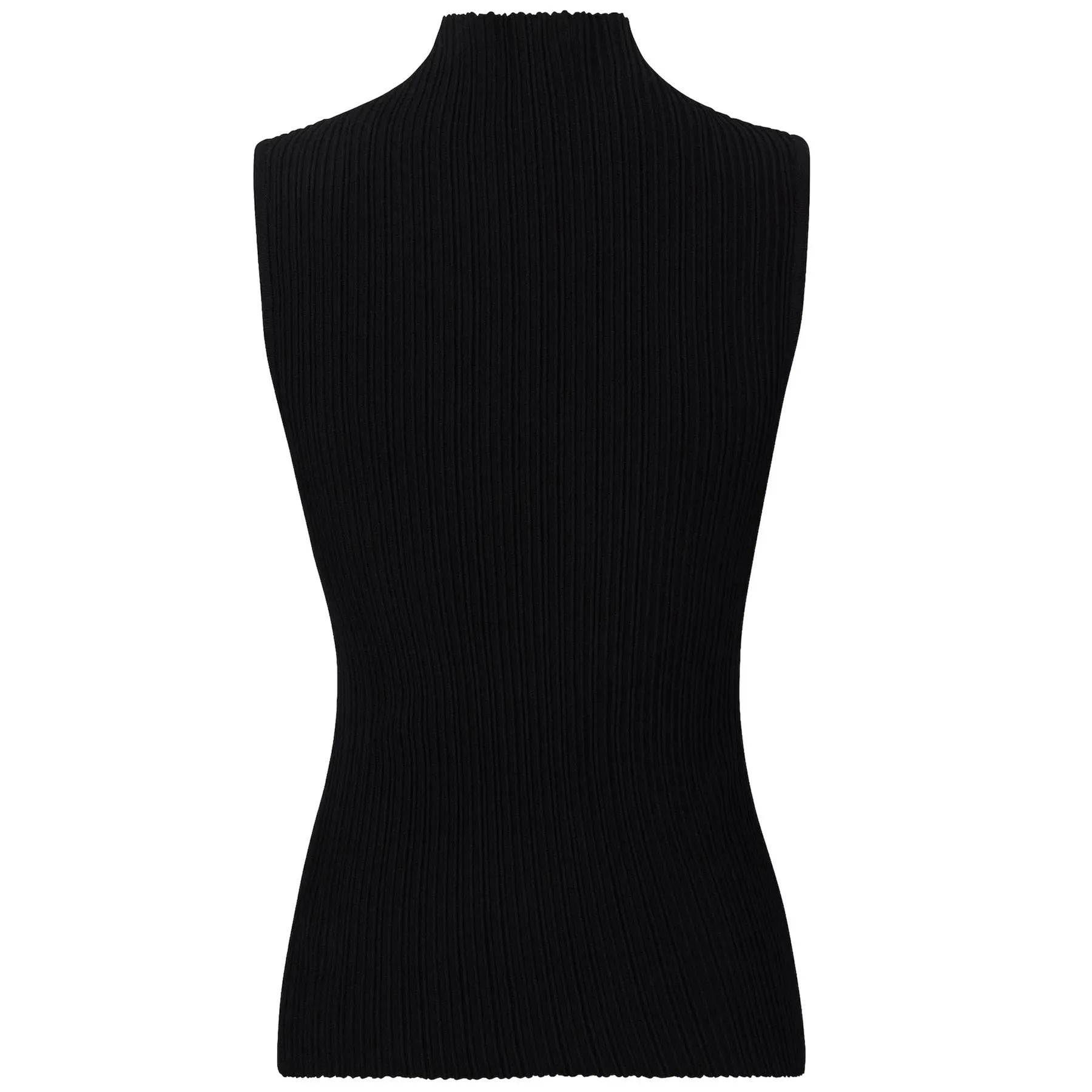 Womens Ace Sleeveless Mockneck II Black/Bone/Snow White - 2024