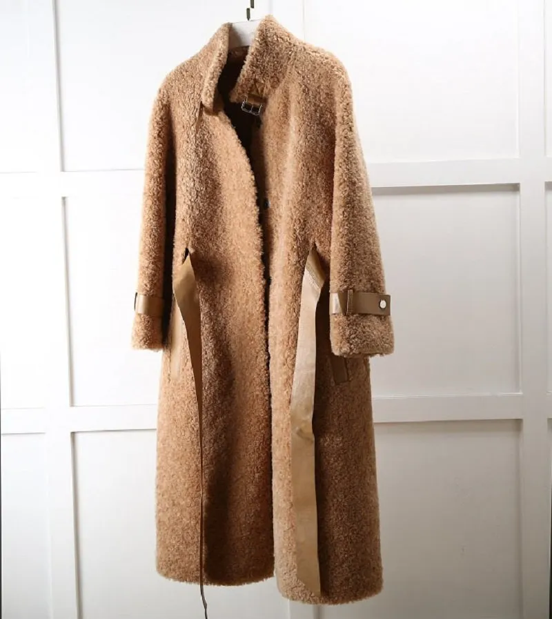 Women's Autumn/Winter Casual Warm Long Wool Slim Coat